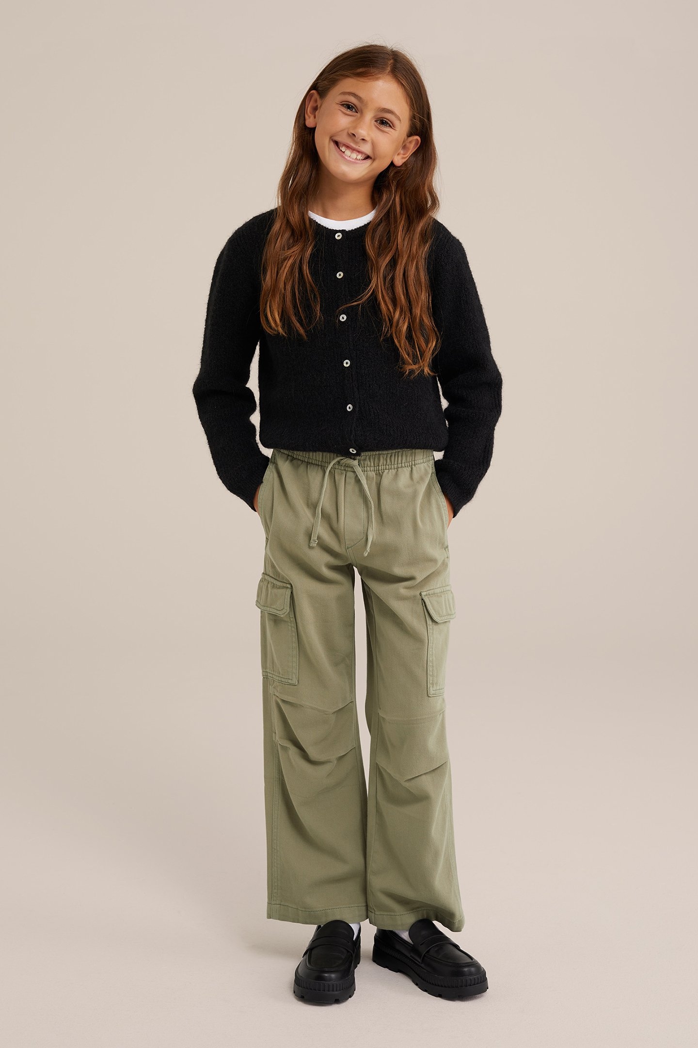 CARGO PANTS OLIVE GREEN 2