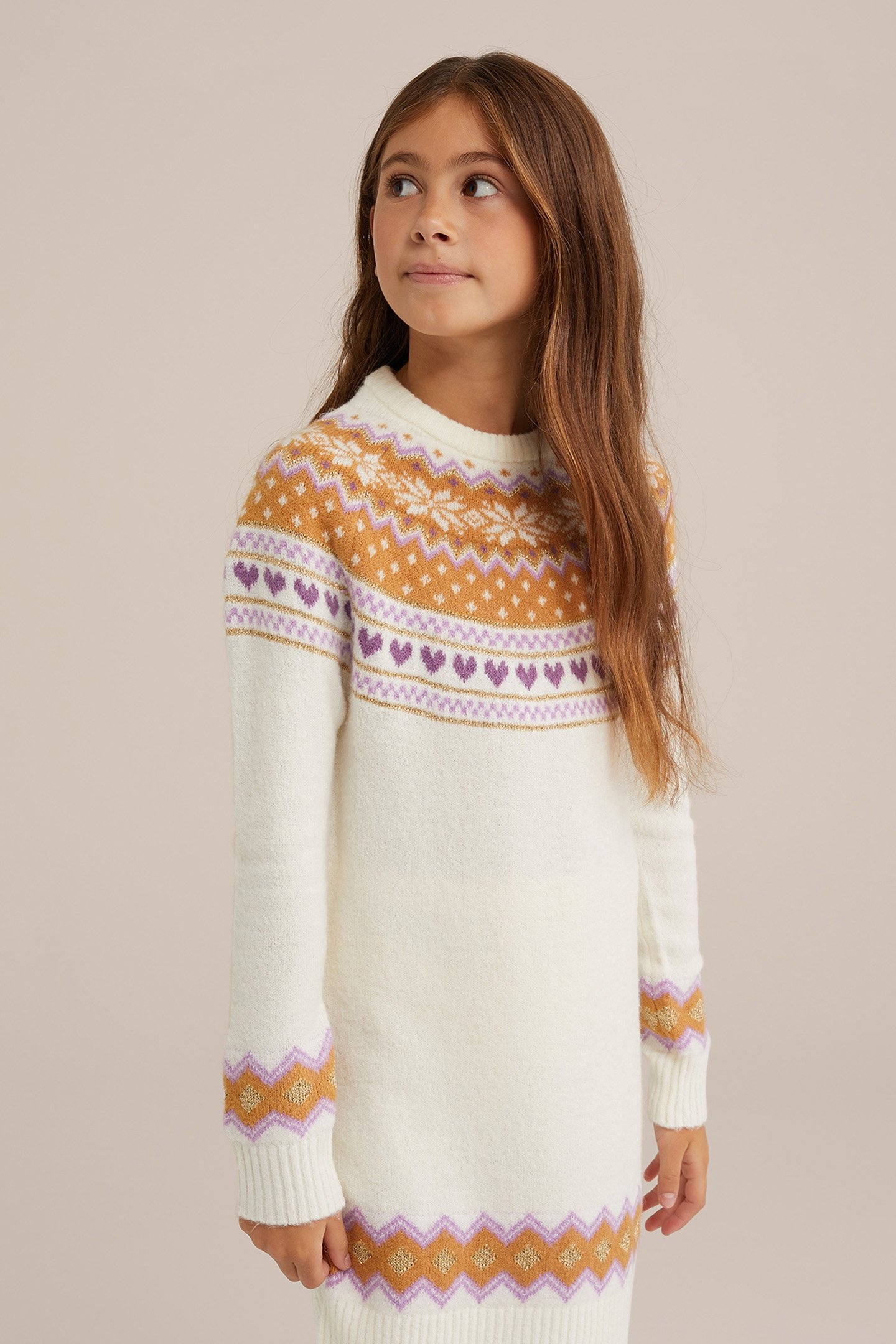 DRESS MID LENGTH MULTI-COLOURED 4