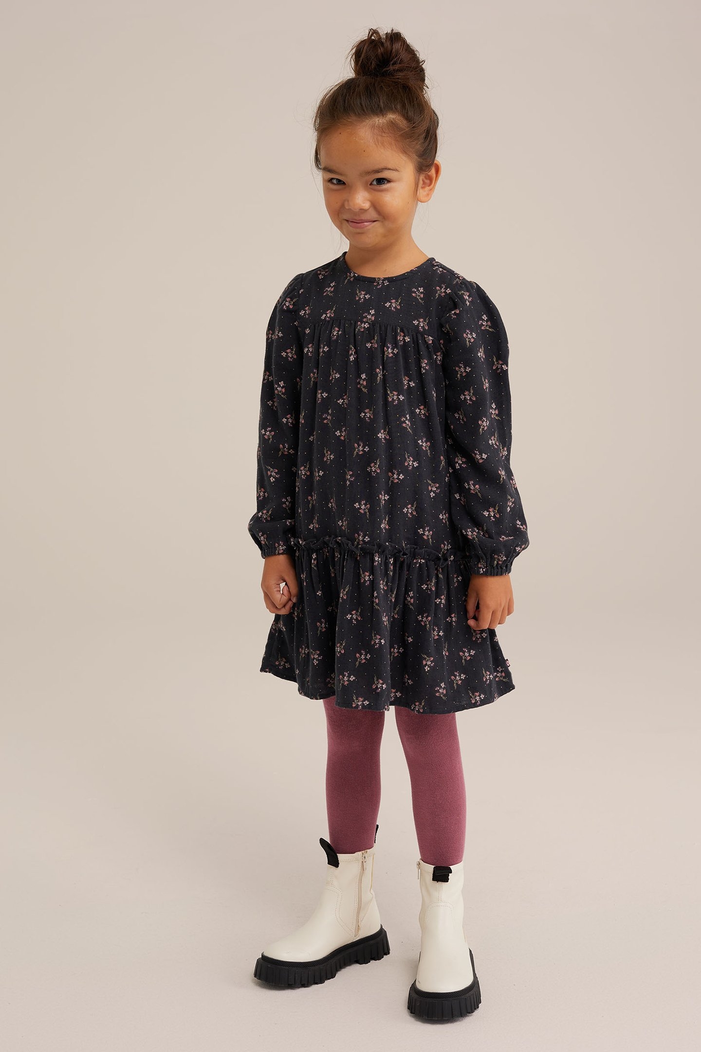 DRESS MID LENGTH DARK GREY 1