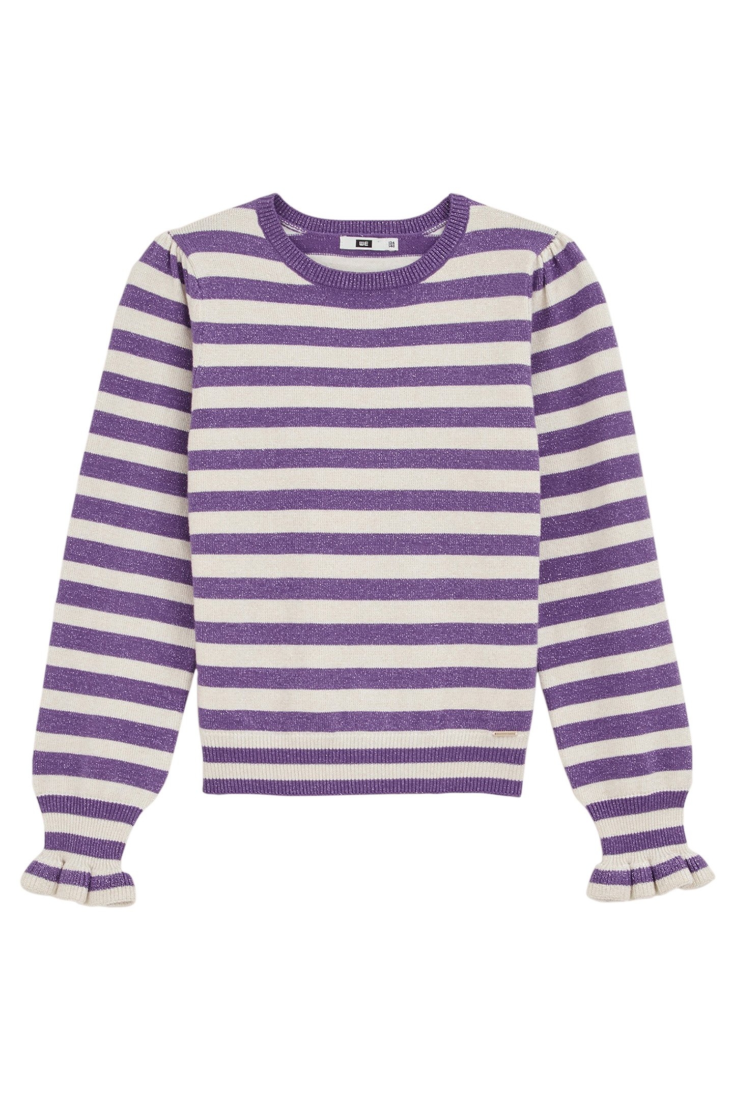 KNITTED PULLOVER PURPLE 3