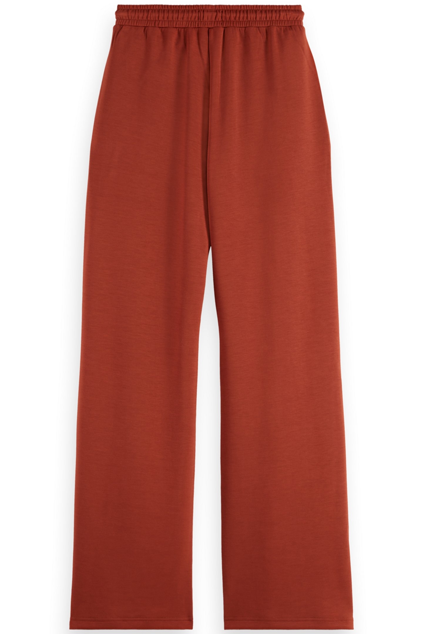 MODAL PIN-TUCK SWEATPANTS RUST 5