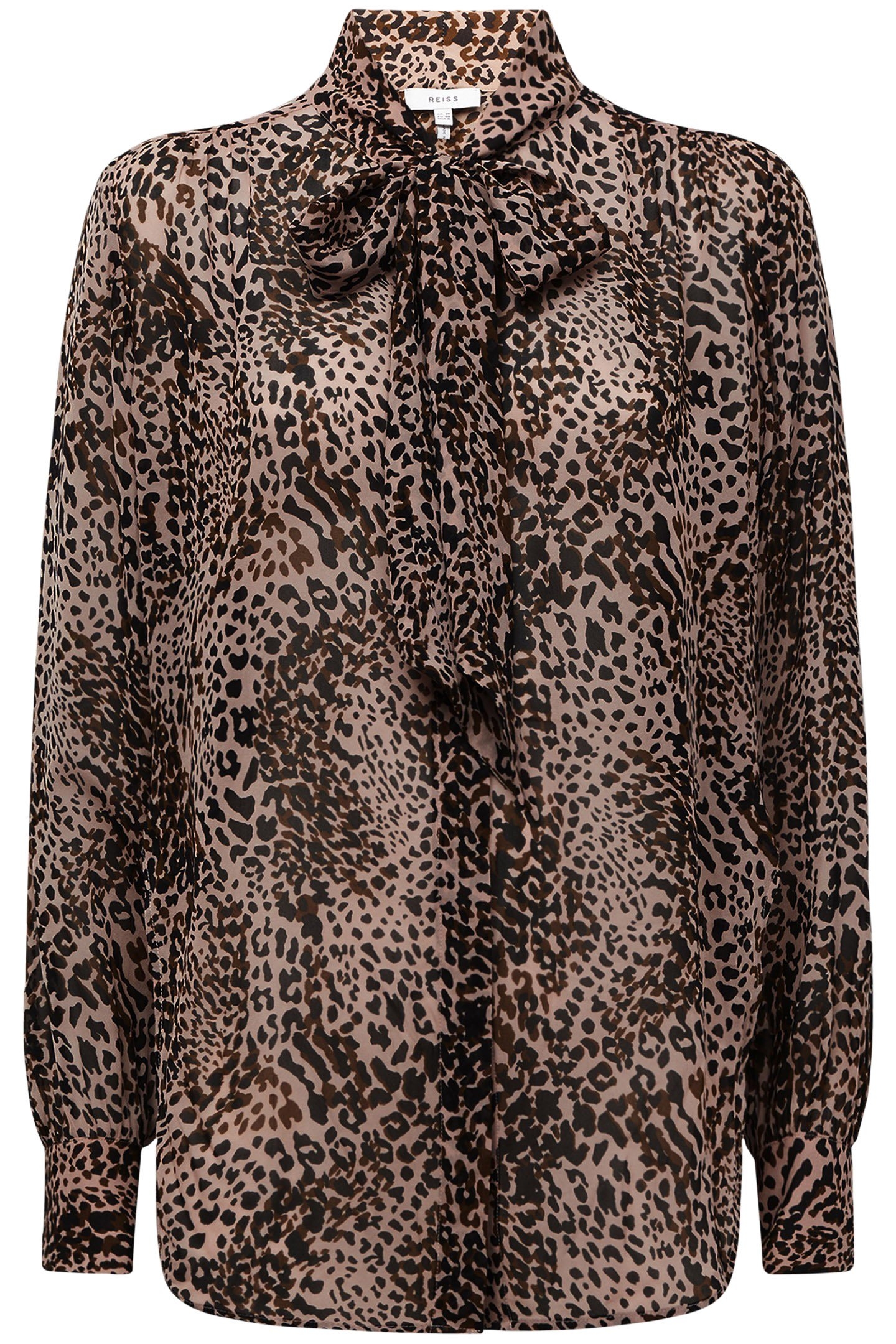 TORA-ANIMAL PRINT NECK TO BROWN 4