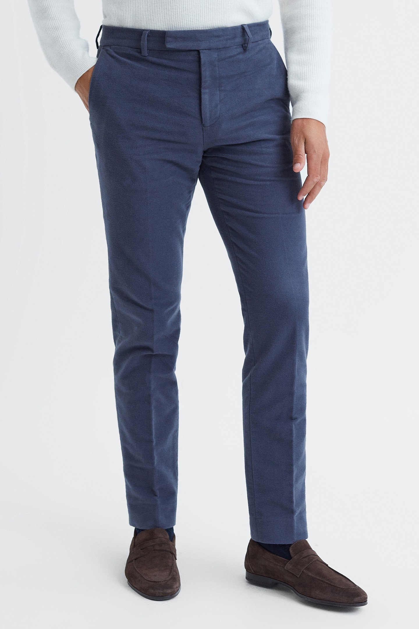 MOLESKIN TROUSER AIRFORCE BLUE 1