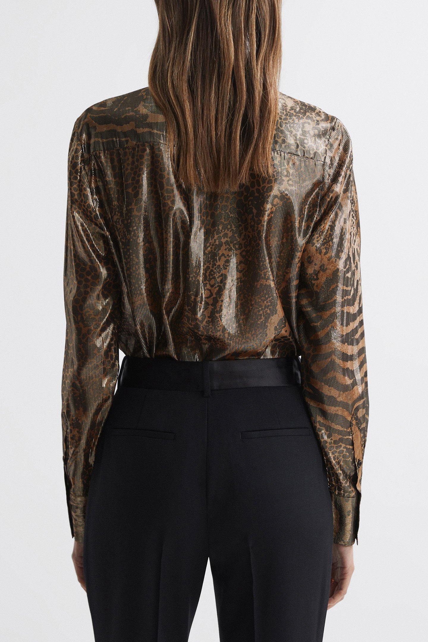 METALLIC BLOUSE GOLD 2