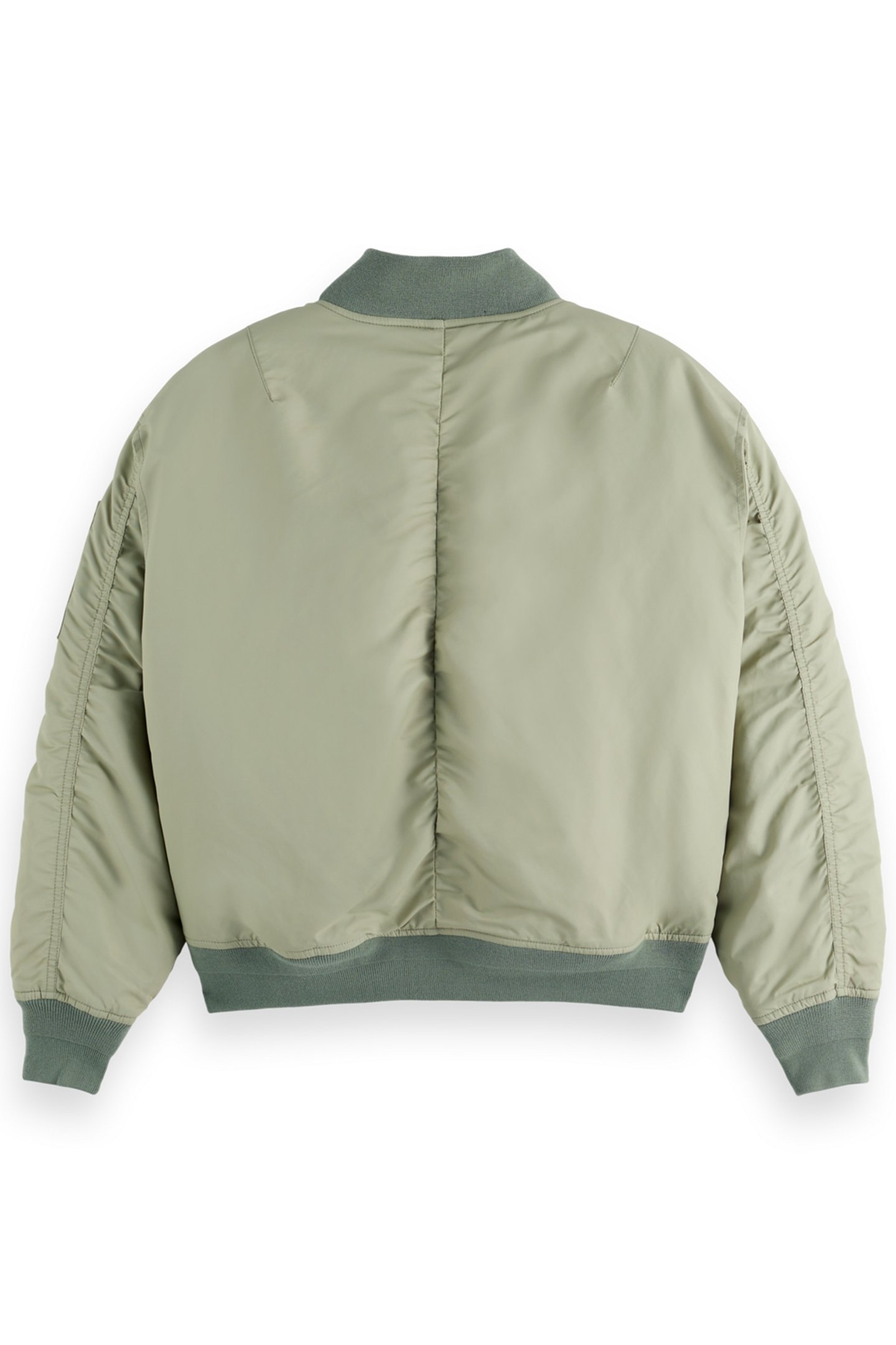TECHNICAL NYLON BOMBER SAGE 2