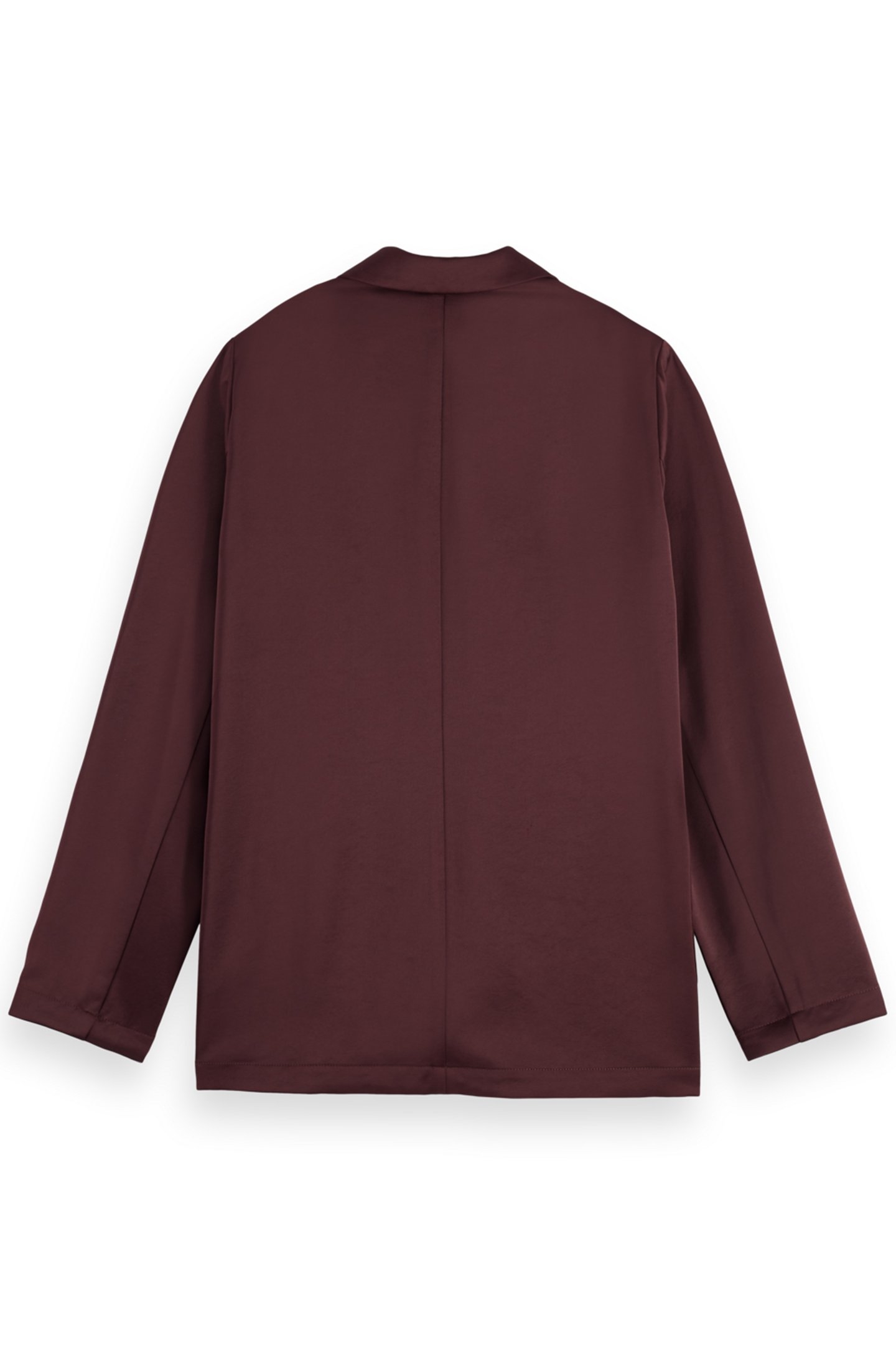 SB SATIN BLAZER DARK BORDEAUX 2