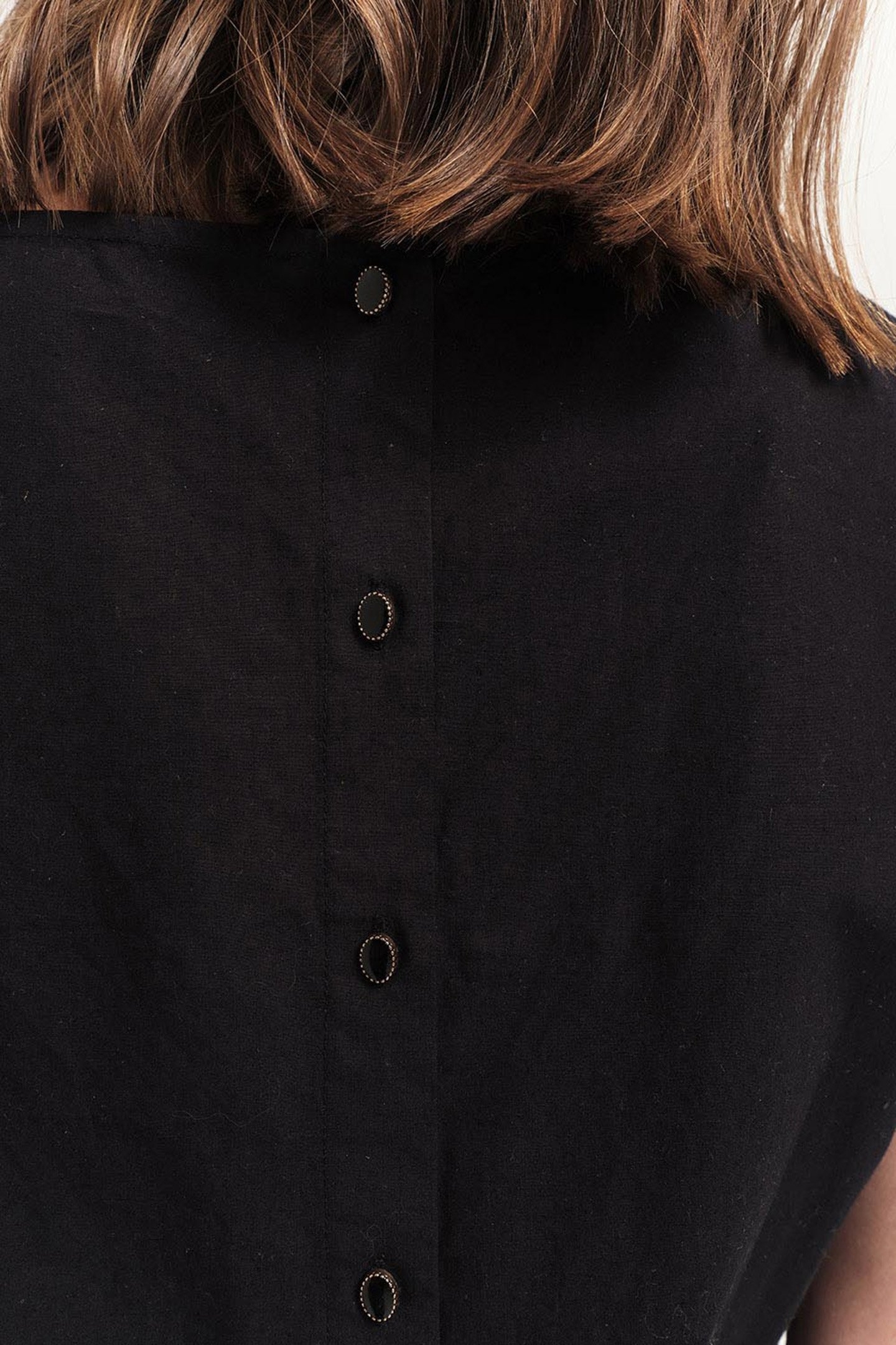 COPAL - BLACK TOP WITH LACE TRIM BLACK 6