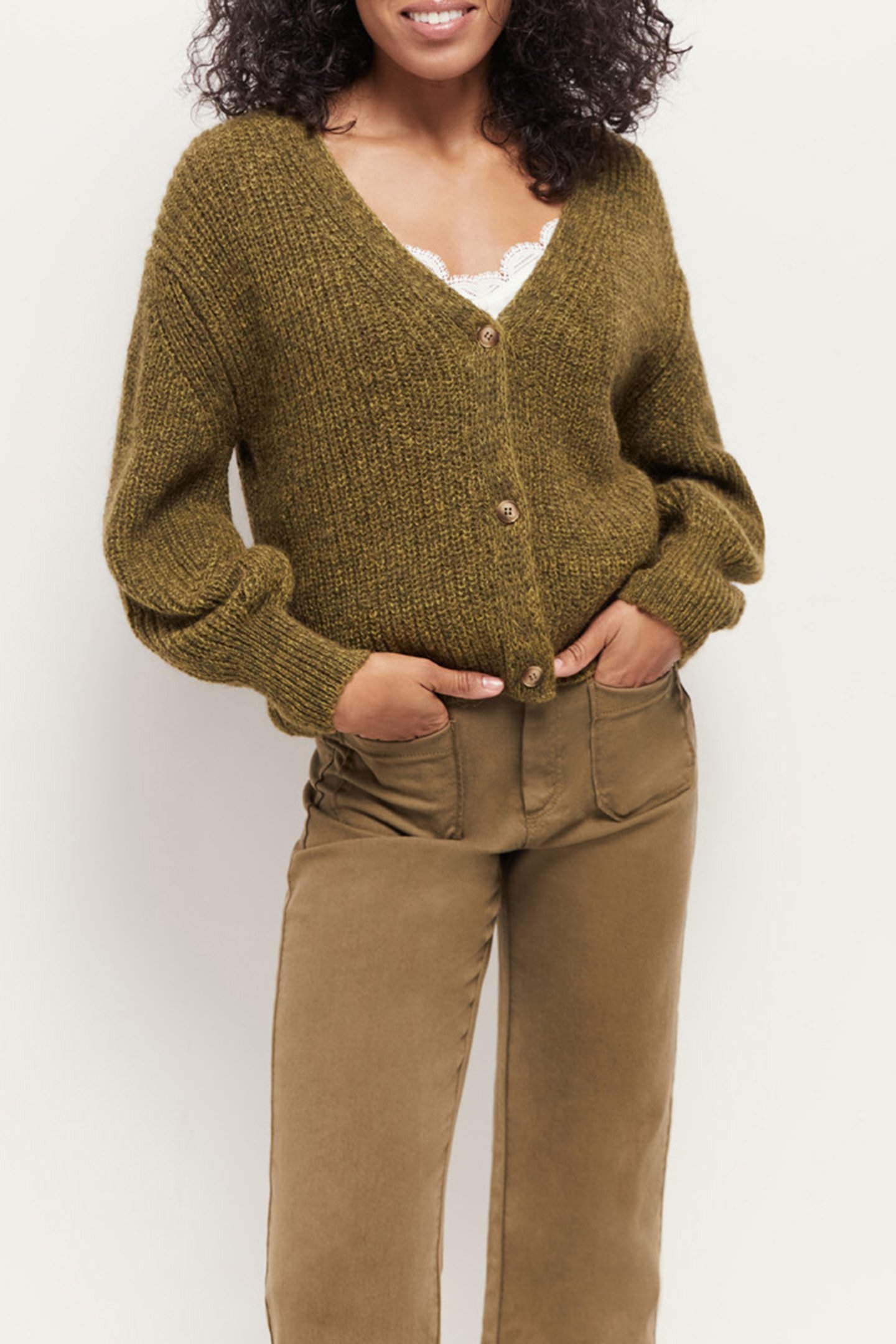 LE WILONA - JEAN BOOTCUT KHAKI WATERLESS KHAKI 4