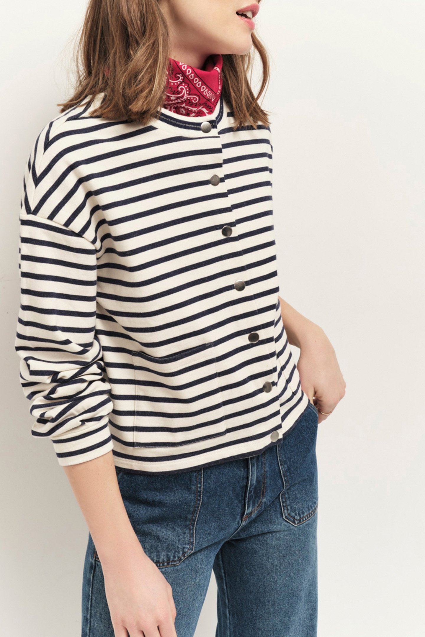 MANNY - NAVY CARDIGAN WITH PRESS STUDS NAVY 4