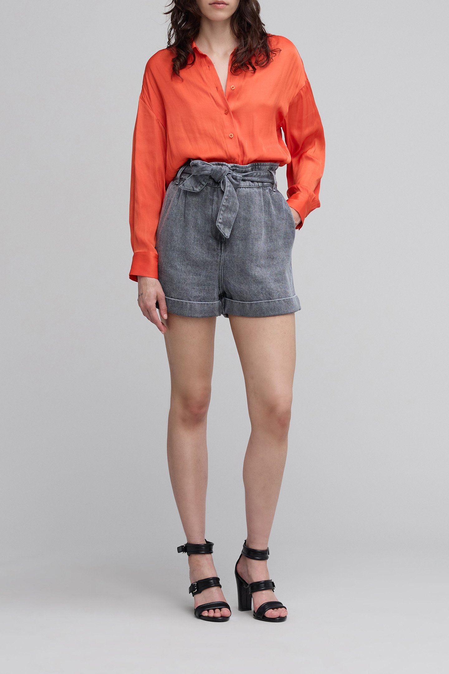 ORANGE RECYCLED SHIRT 3