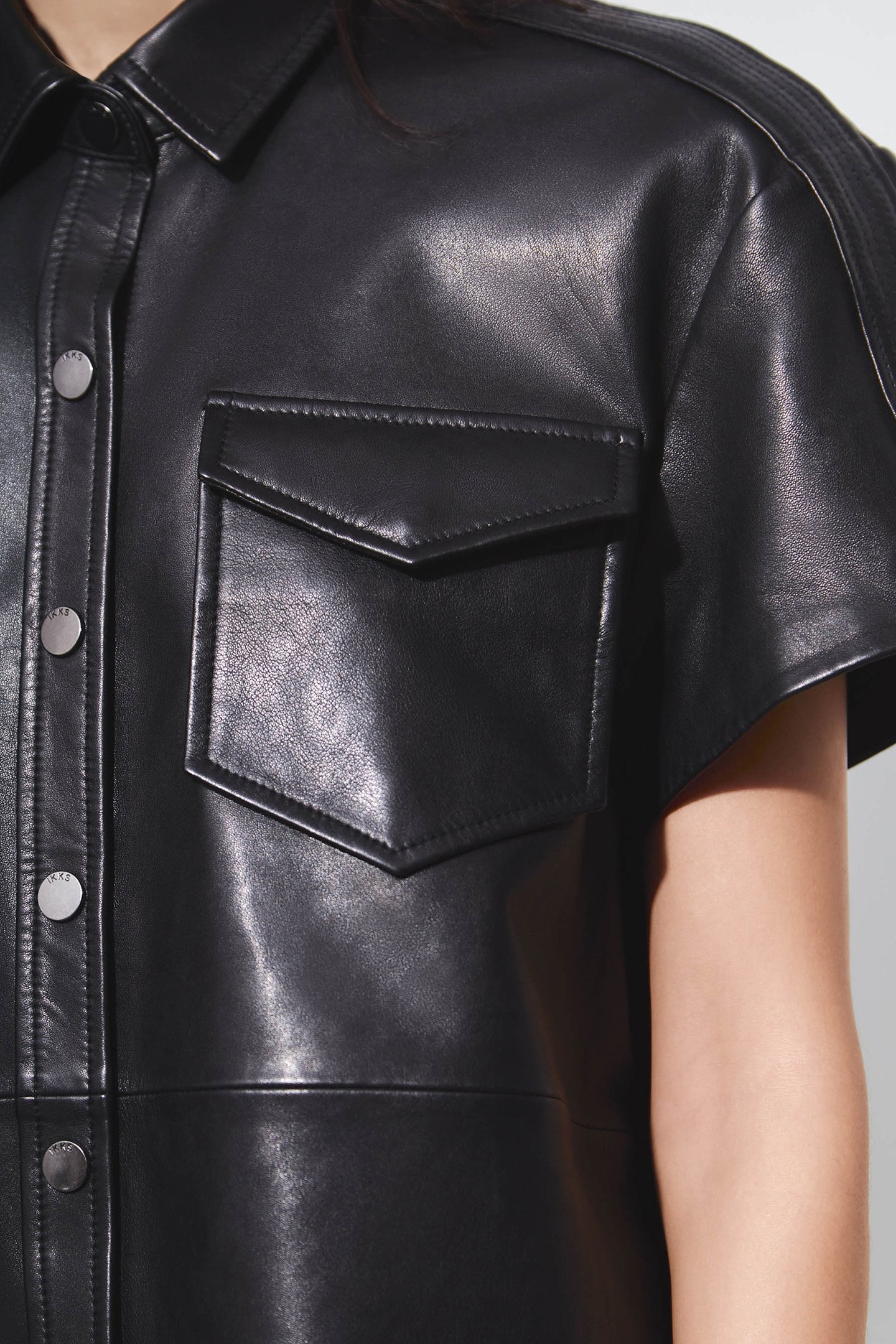 PURE EDITION – BLACK LEATHER SHIRT 7
