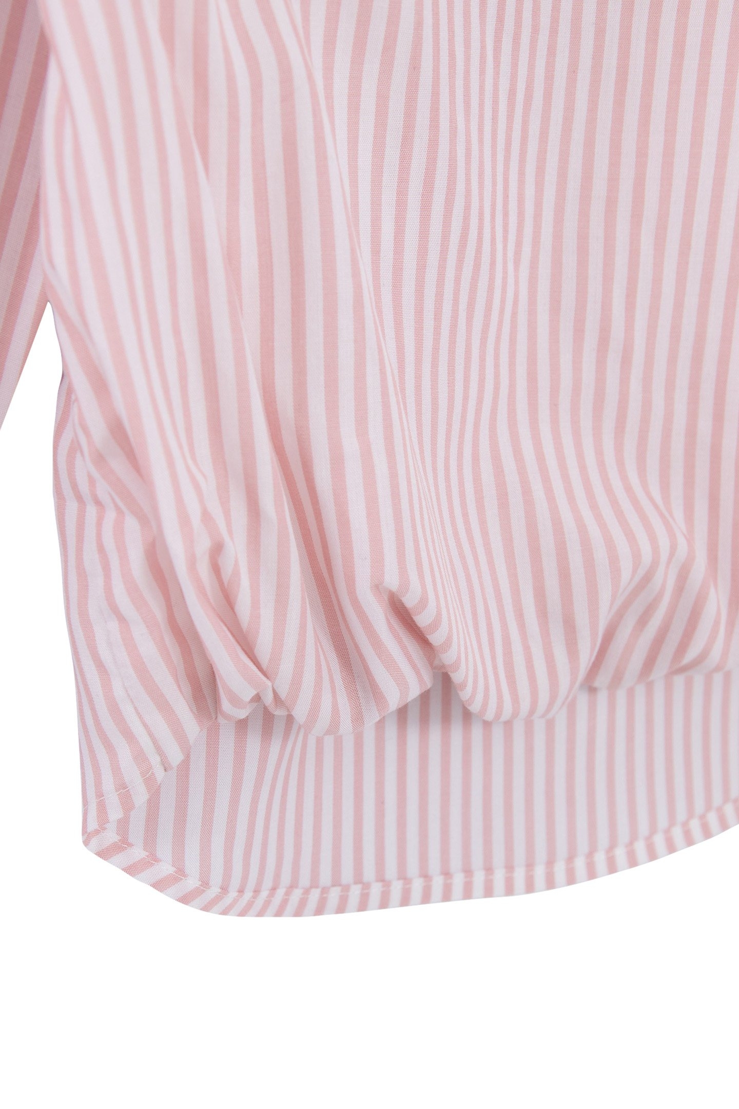 GIRLS’ PINK TROMPE-L'OEIL THIN STRIPED SHIRT 5