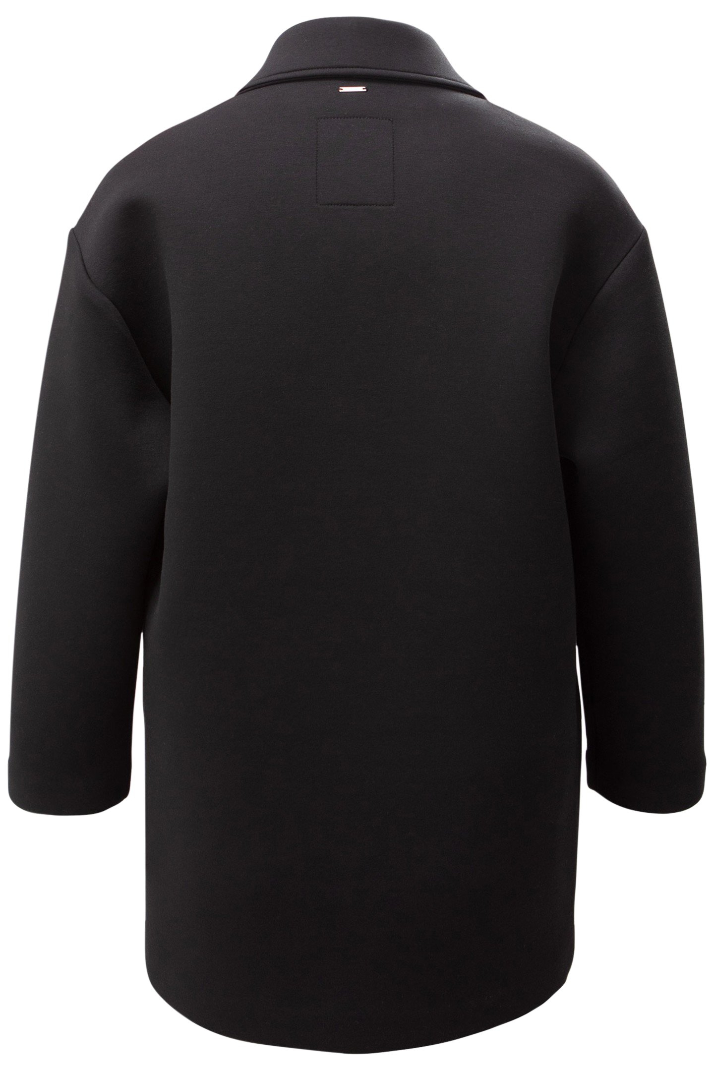 GIRLS' BLACK NEOPRENE KNIT EGG COAT 2