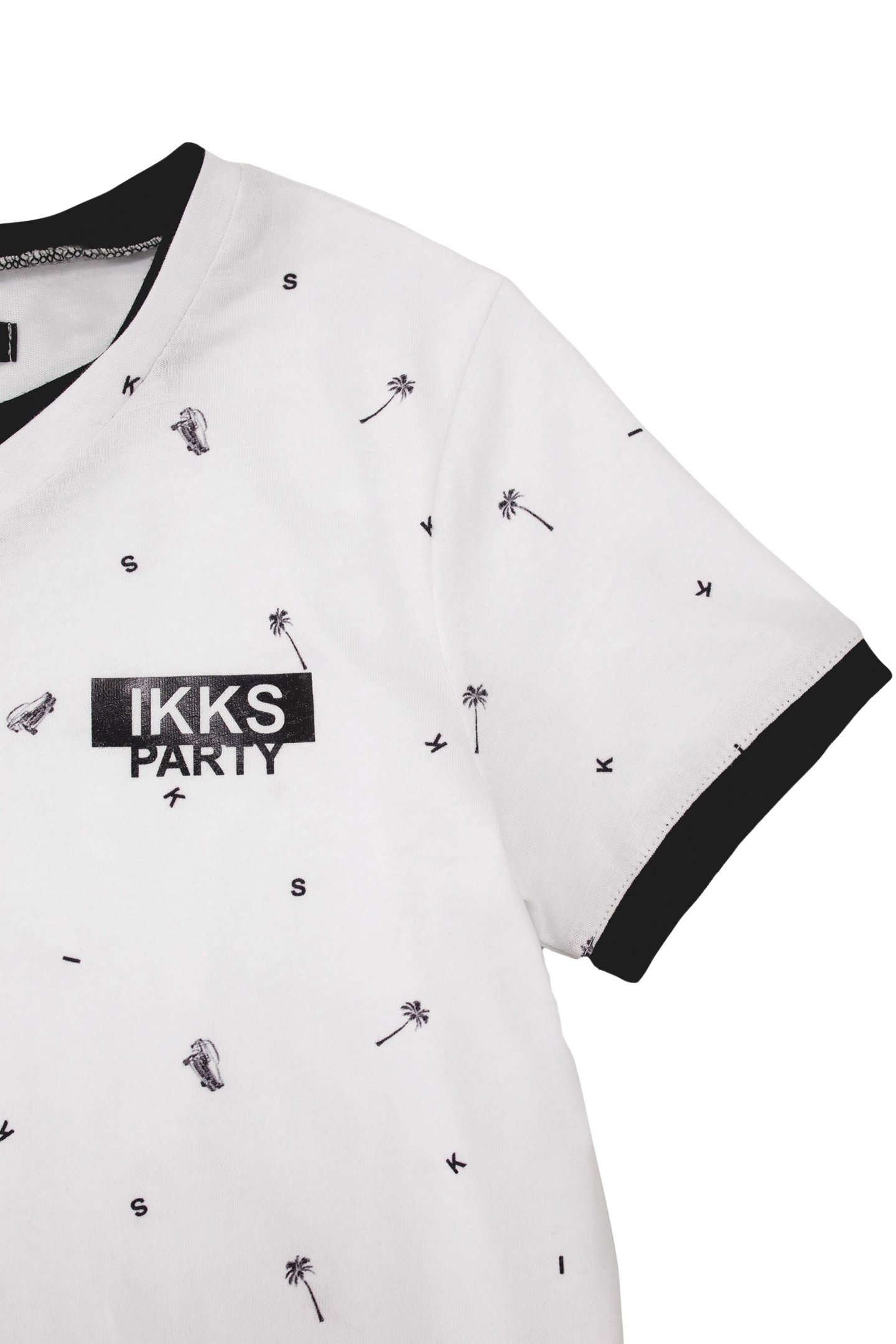 BOYS’ WHITE TROMPE_L'OEIL T_SHIRT WITH MOTIF 3