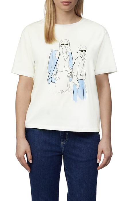 COMMA T-SHIRTS WHITE 1