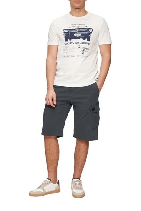 S.OLIVER SHORTS GREY/BLACK 2