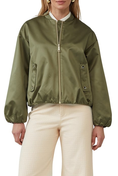S.OLIVER JACKET OUTDOOR GREEN OLIVE 1