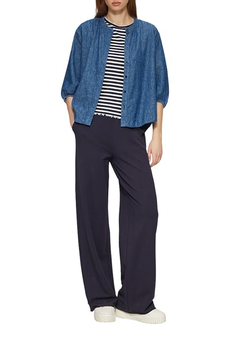S.OLIVER BLOUSES BLUE-DENIM 4