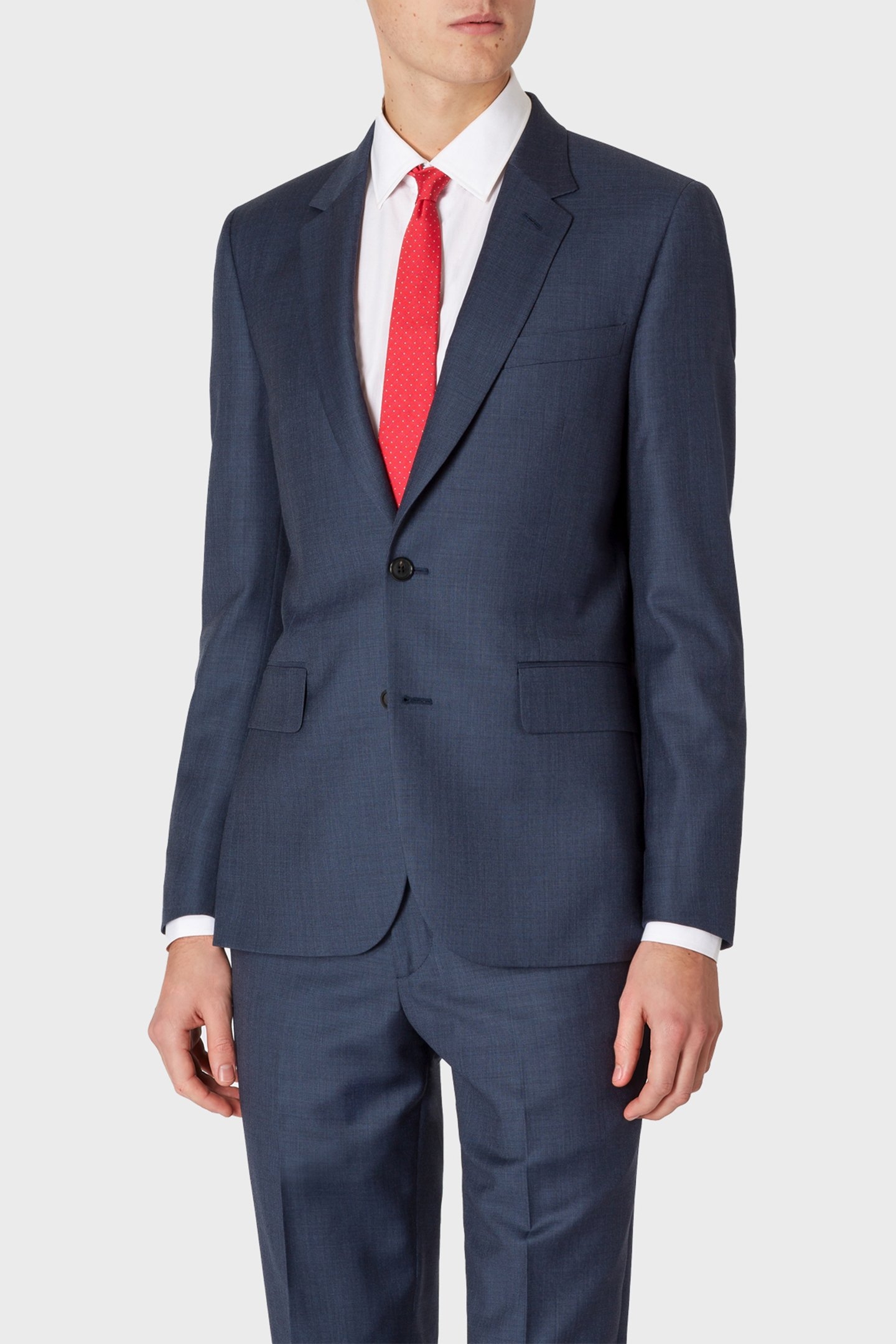 TIE 6CM NARROW RED 2