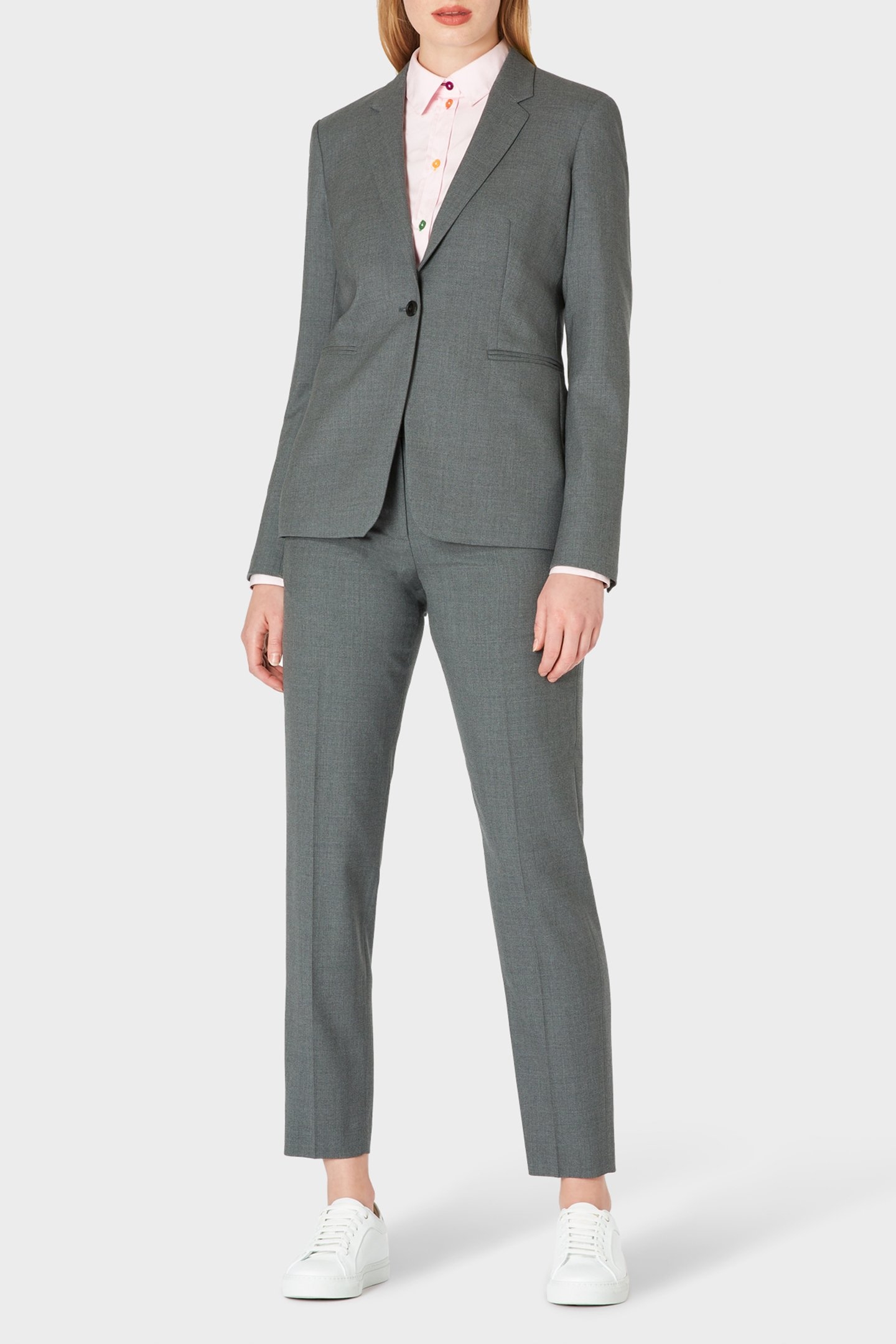 WOMENS TROUSERS GREY MELANGE 3