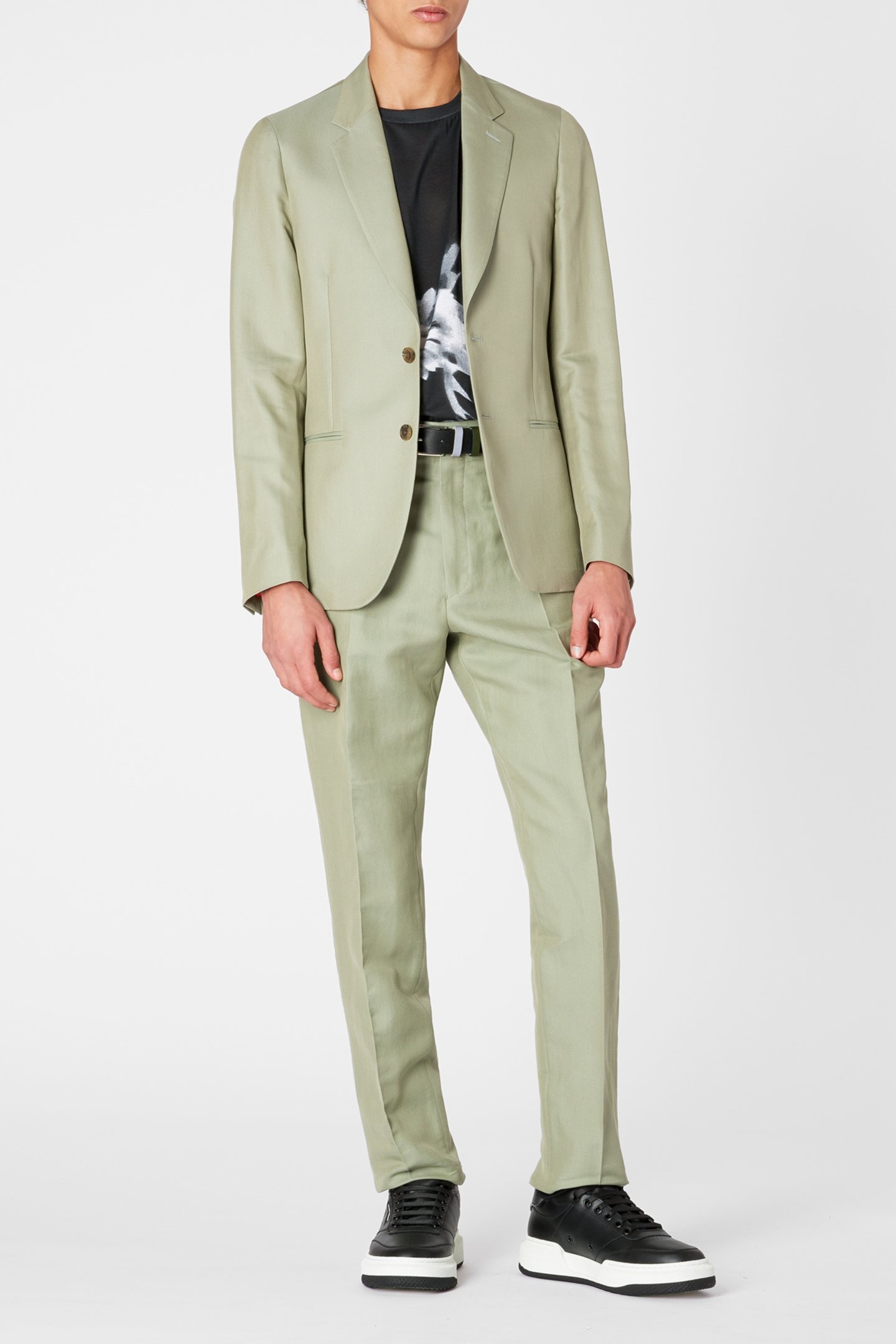 GENTS TROUSER LT GREYISH GREEN 3