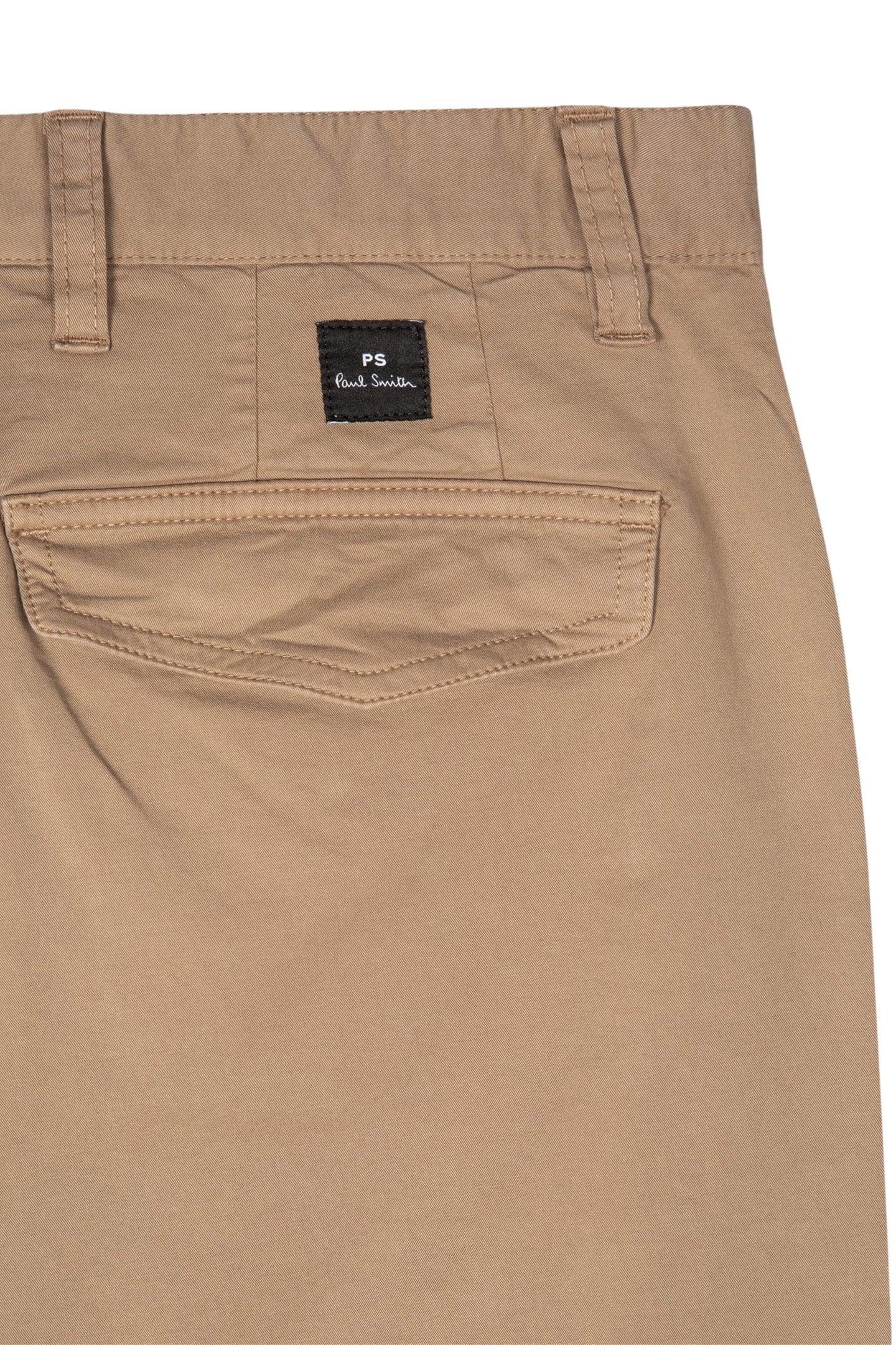 MENS TAPERED FIT STITCHED CHINO CAMEL 3