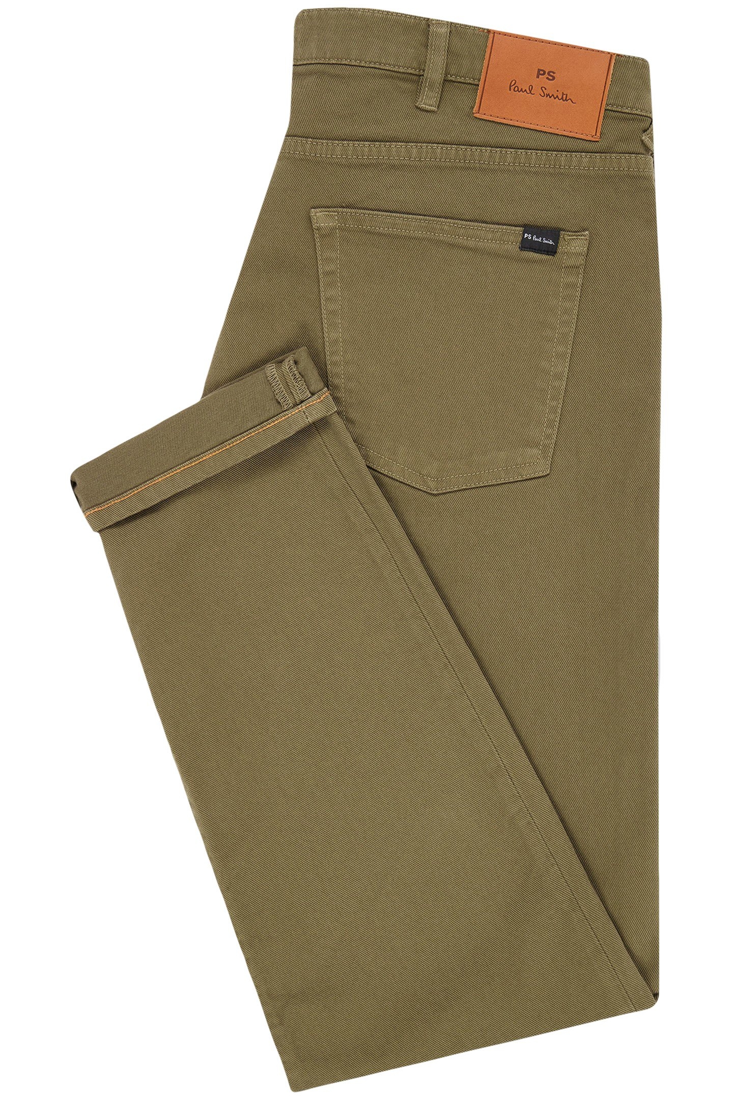 MENS TAPERED FIT JEAN MILITARY GREEN 2