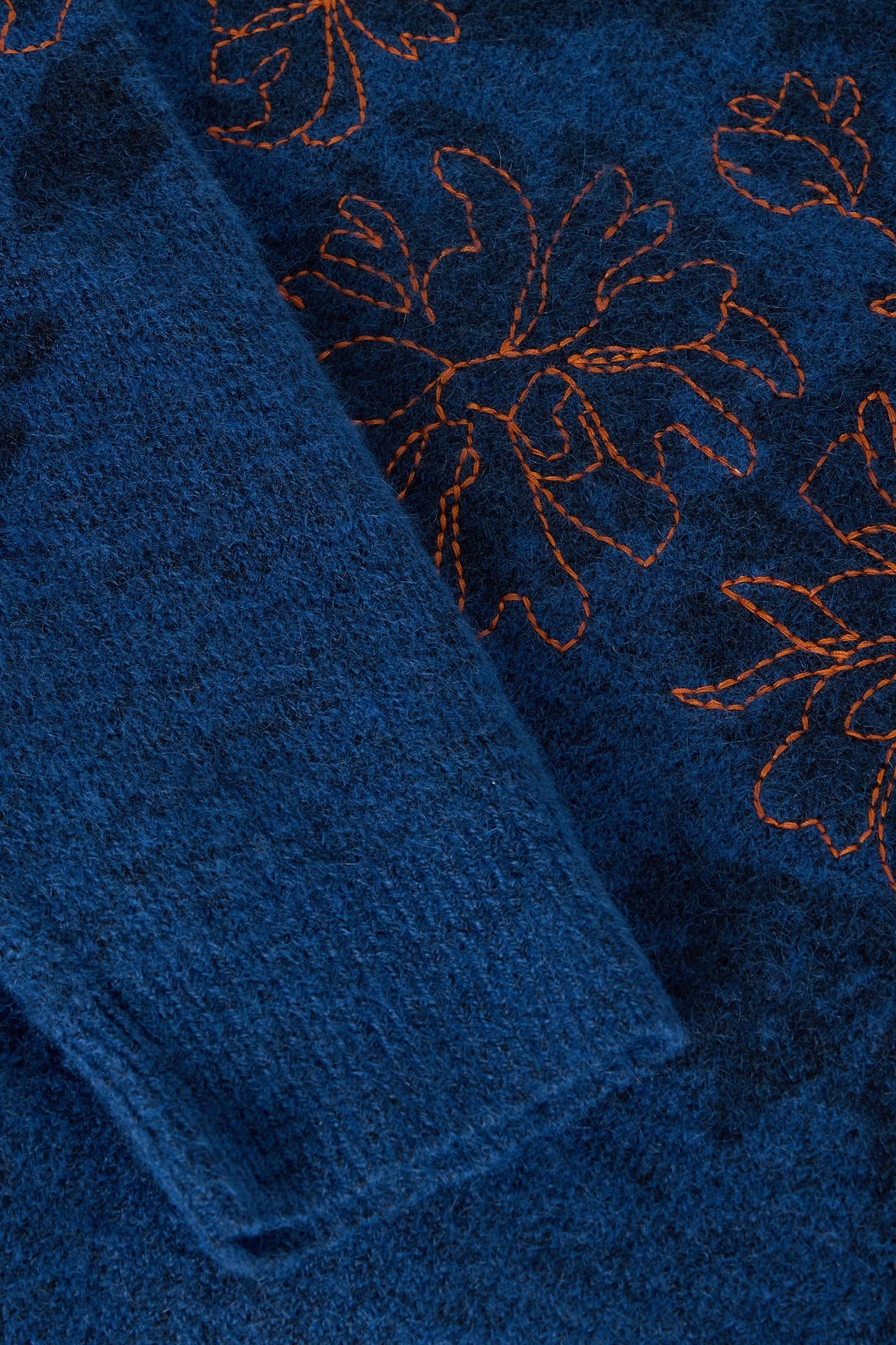 JULIE EMBORDIERED JUMPER MID BLUE 6