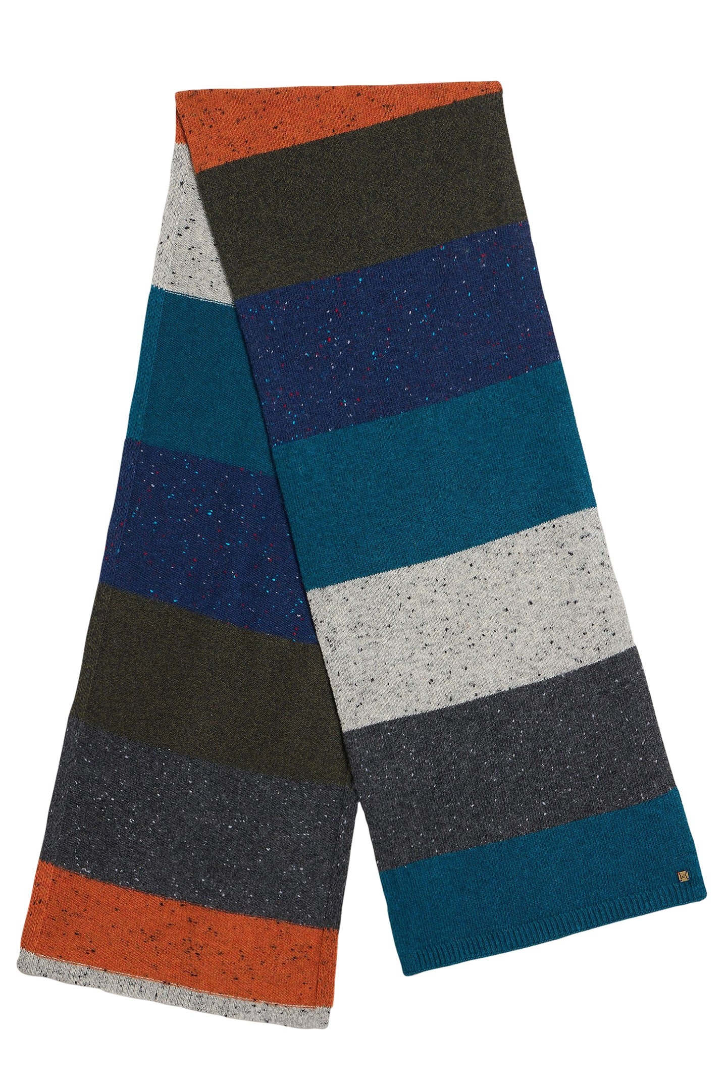 ALBIE KNIT SCARF GREY MULTI 2
