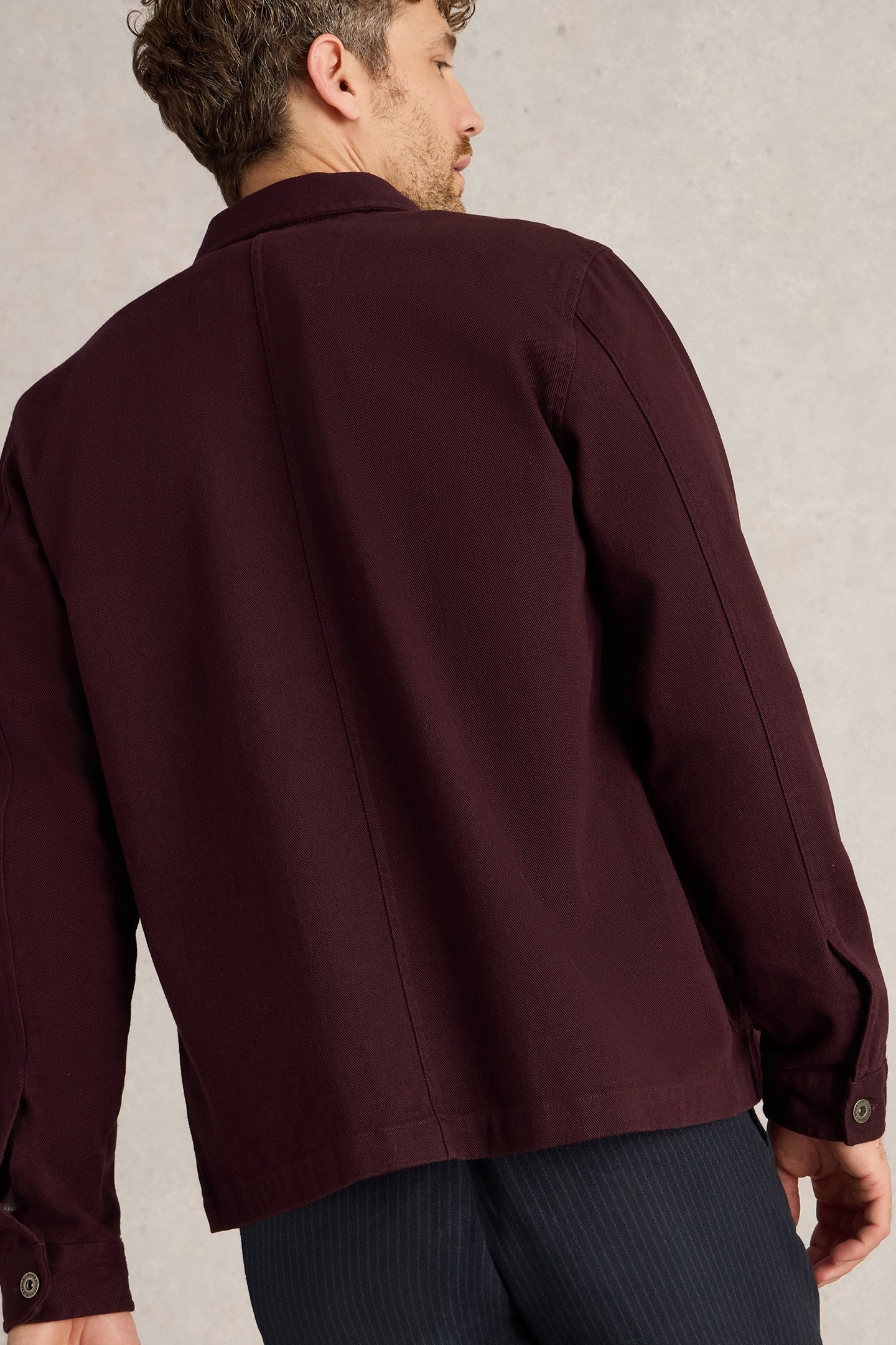 KYNMAN WORKWEAR JACKET DARK PLUM 4