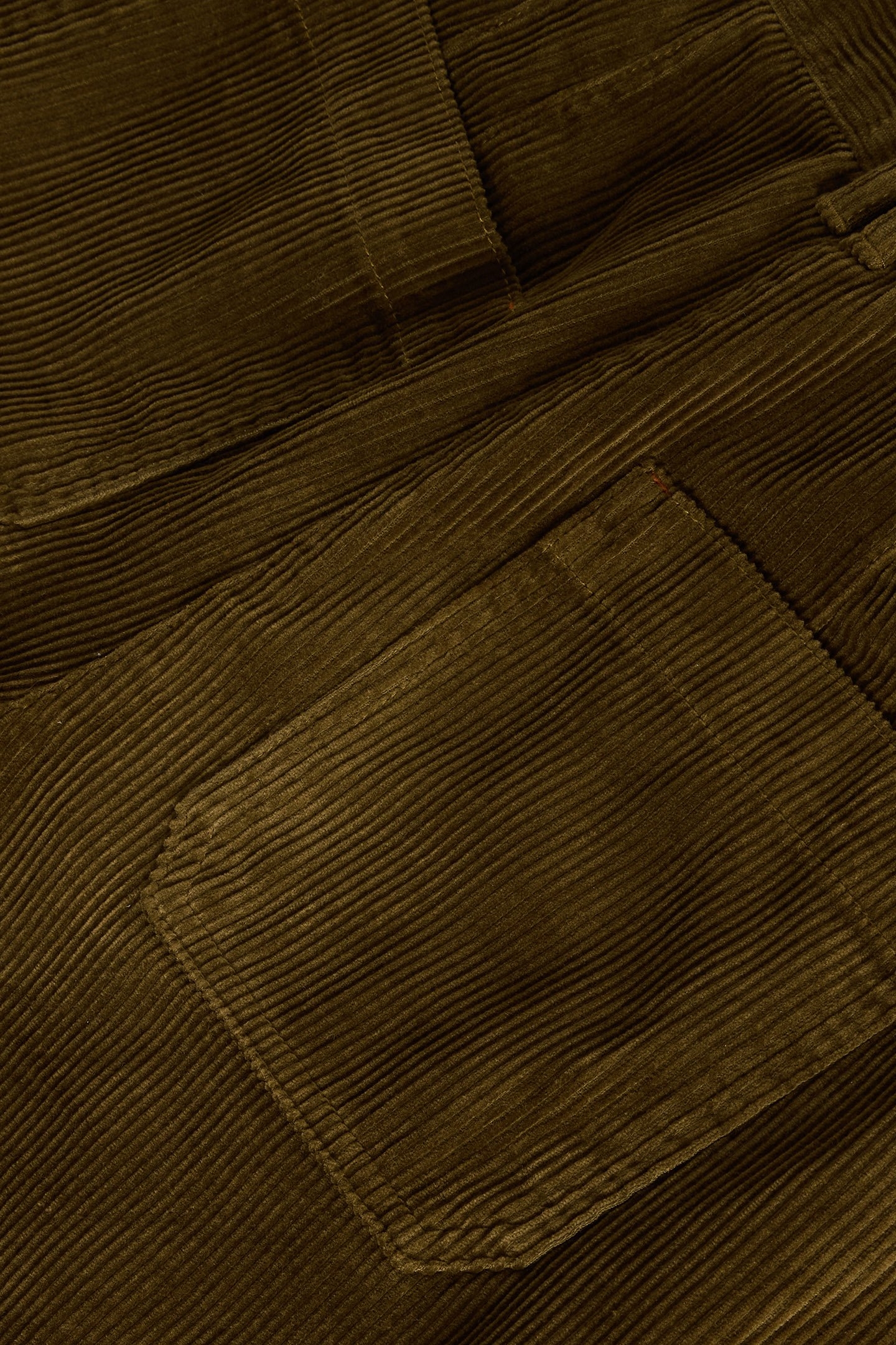 BELLE CORD WIDE LEG TROUSER KHAKI GREEN 6