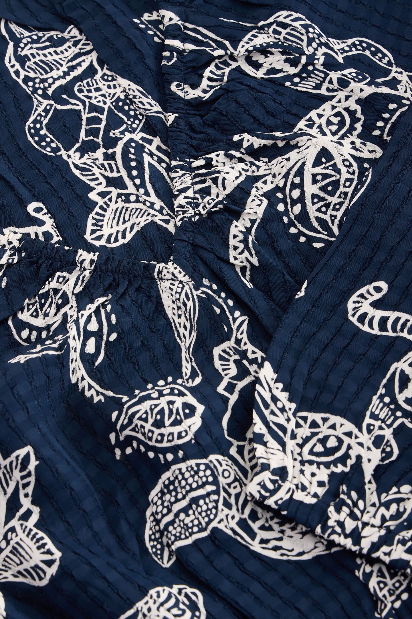 SKYLAR MIDI DRESS NAVY PRINT 6