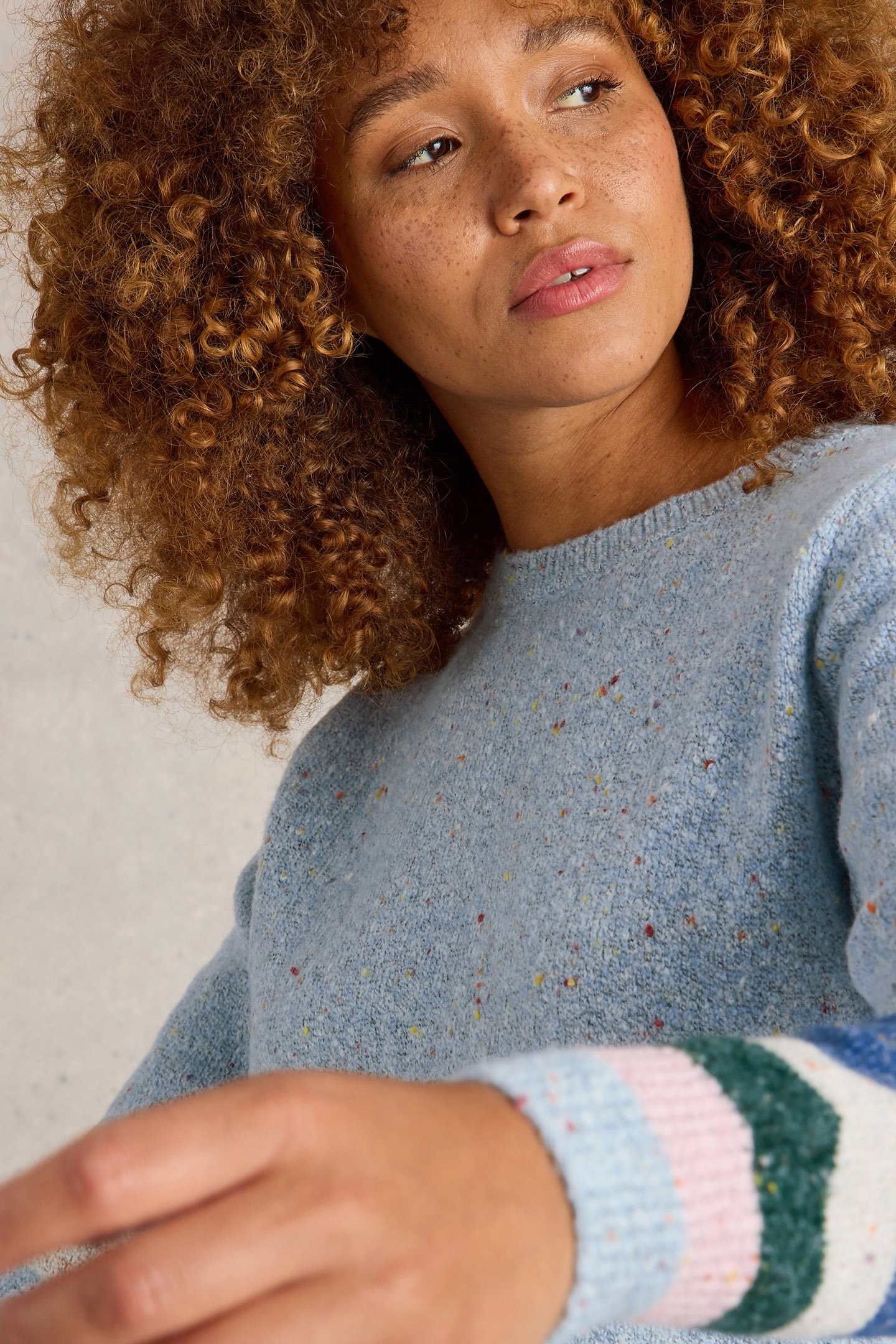 TALIA NEP JUMPER BLUE MULTI 5