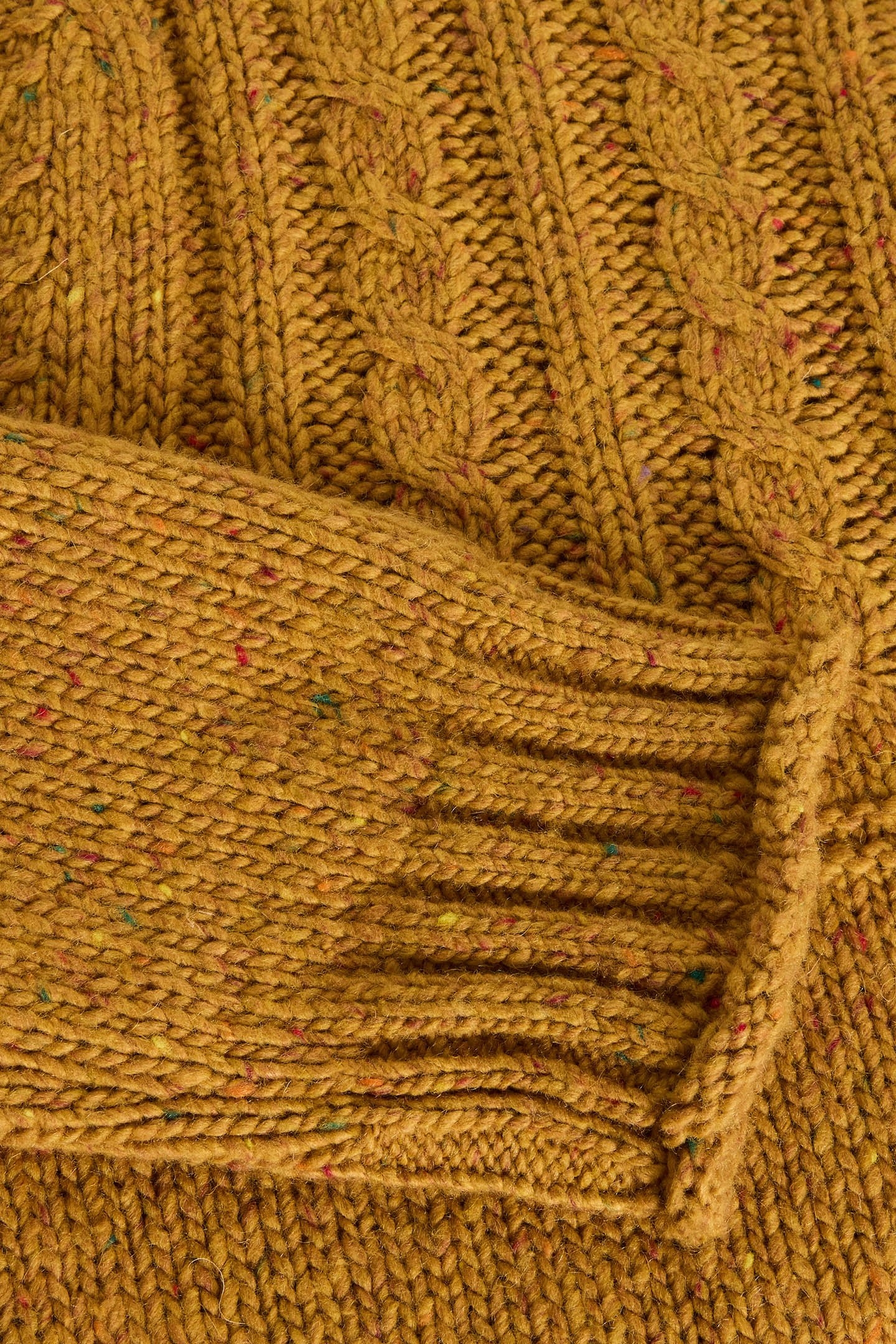 CABLE MIX CREW NECK MID YELLOW 6