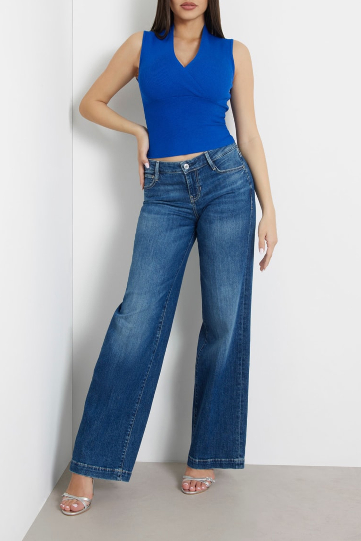 SL RIB SURPLICE DELI SURFING BLUE 3