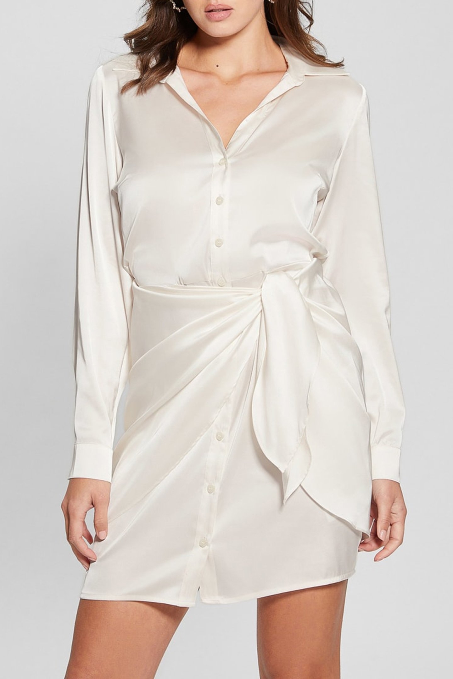 ES LS ALYA DRESS CREAM WHITE 1