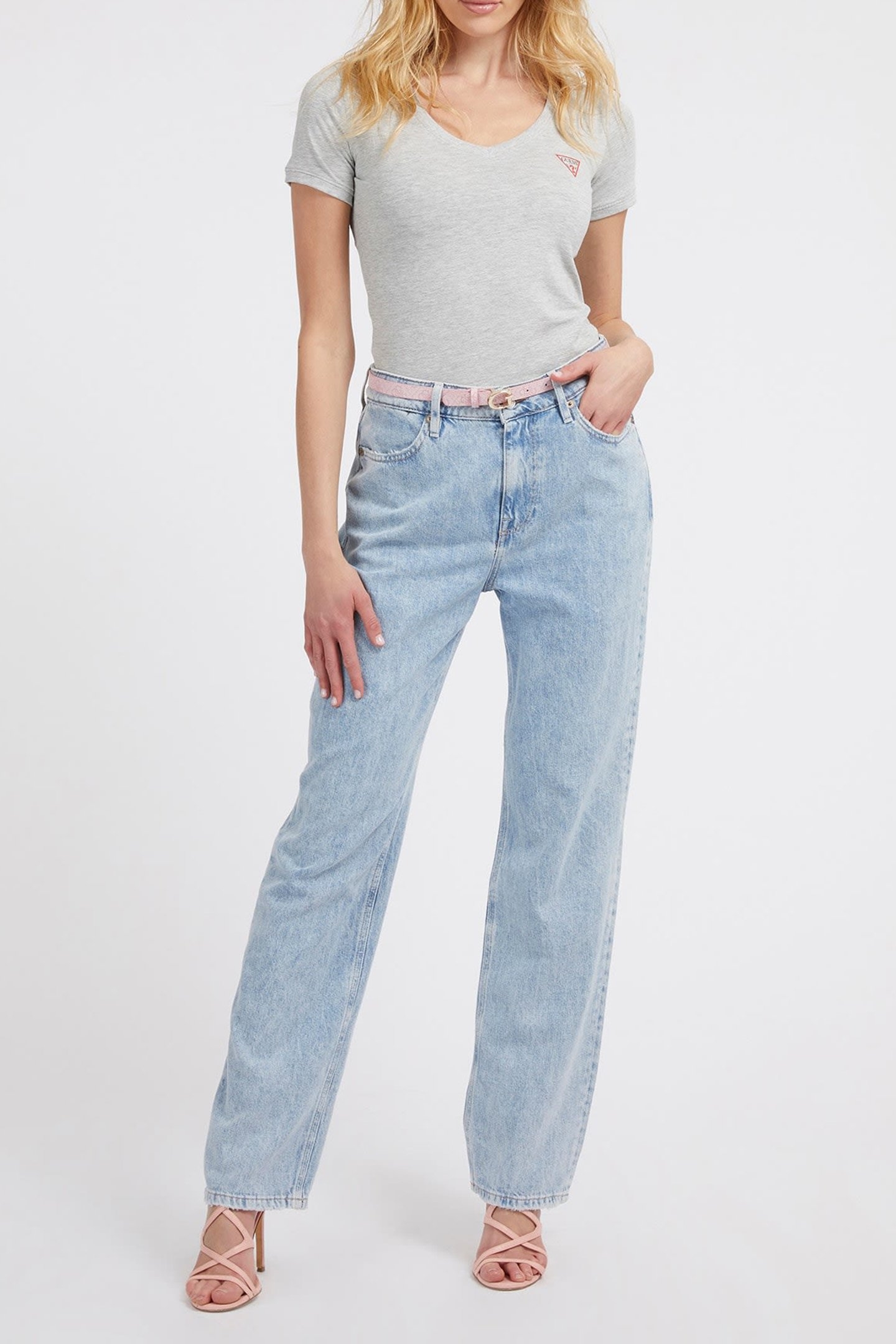 SS VN MINI TRIANGLE LIGHT MELANGE GREY M 3