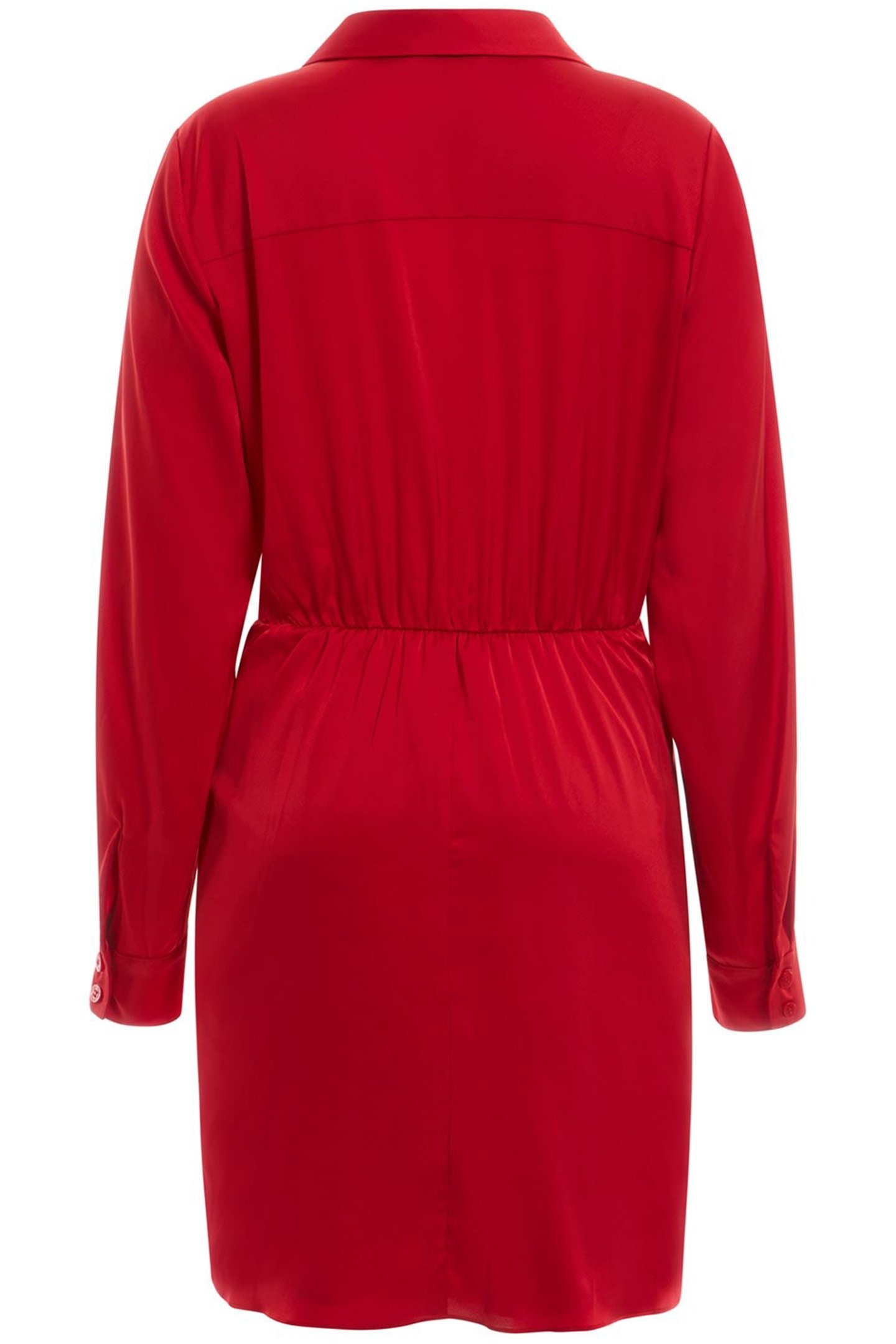 ES LS ALYA DRESS BONFIRE RED 5