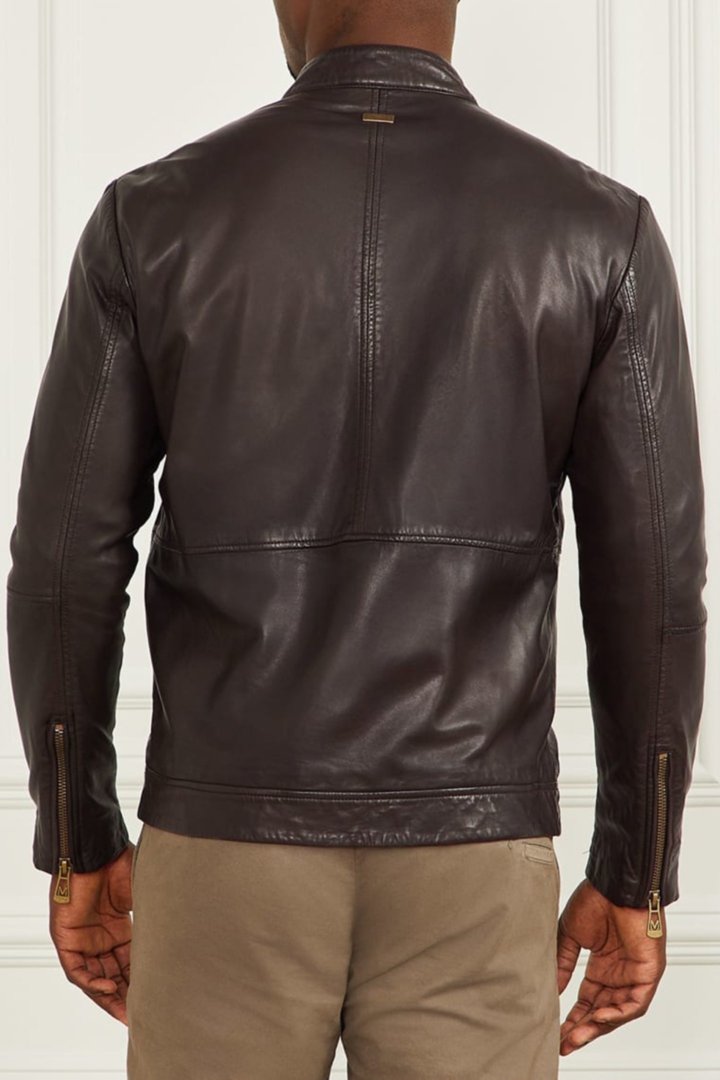 REAL LEATHER JACKET CHOCOLATE BROWNIE 2