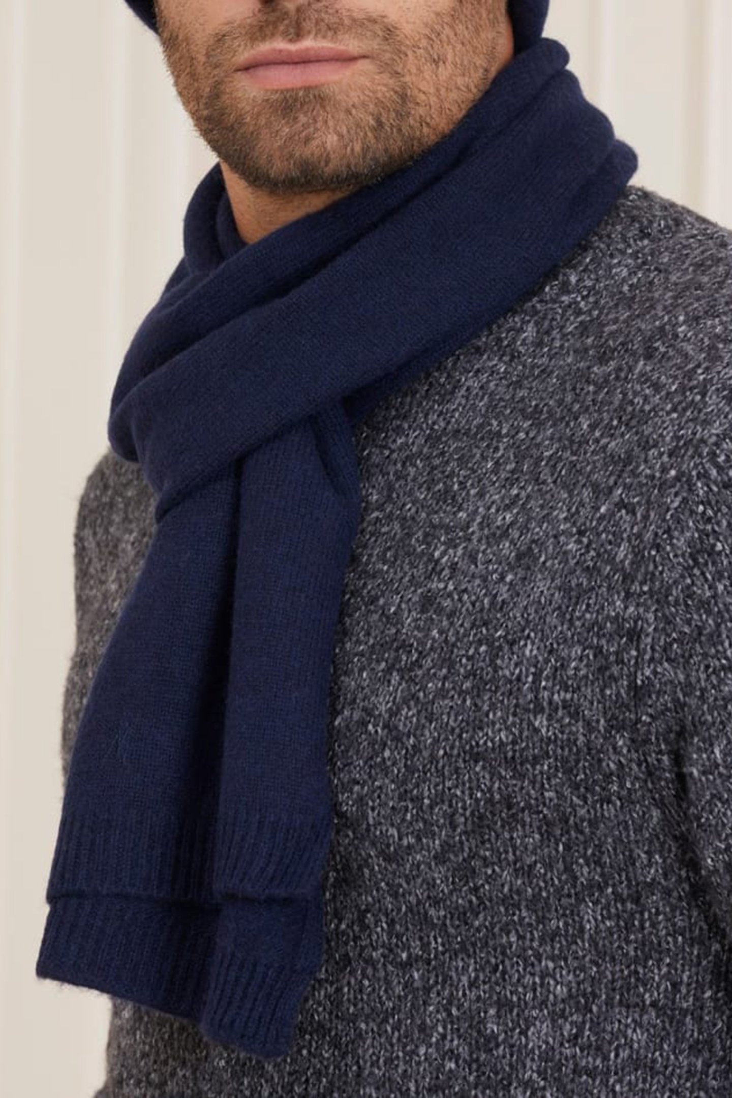 WOOL CASHMERE BLEND SMART BLUE 2