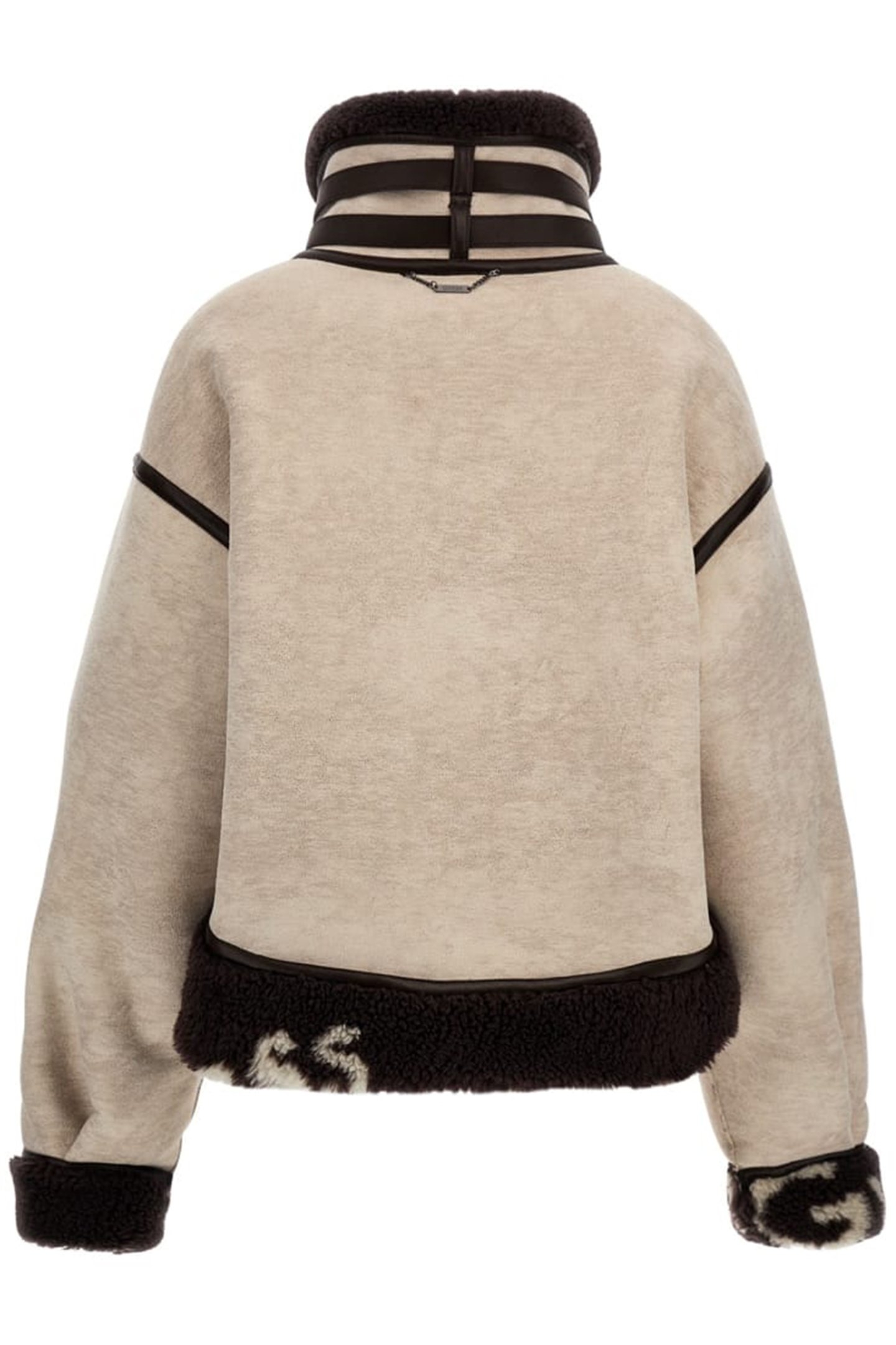 RAQUEL REVERSIBLE LO BROWN AND CREAM LOGO 4