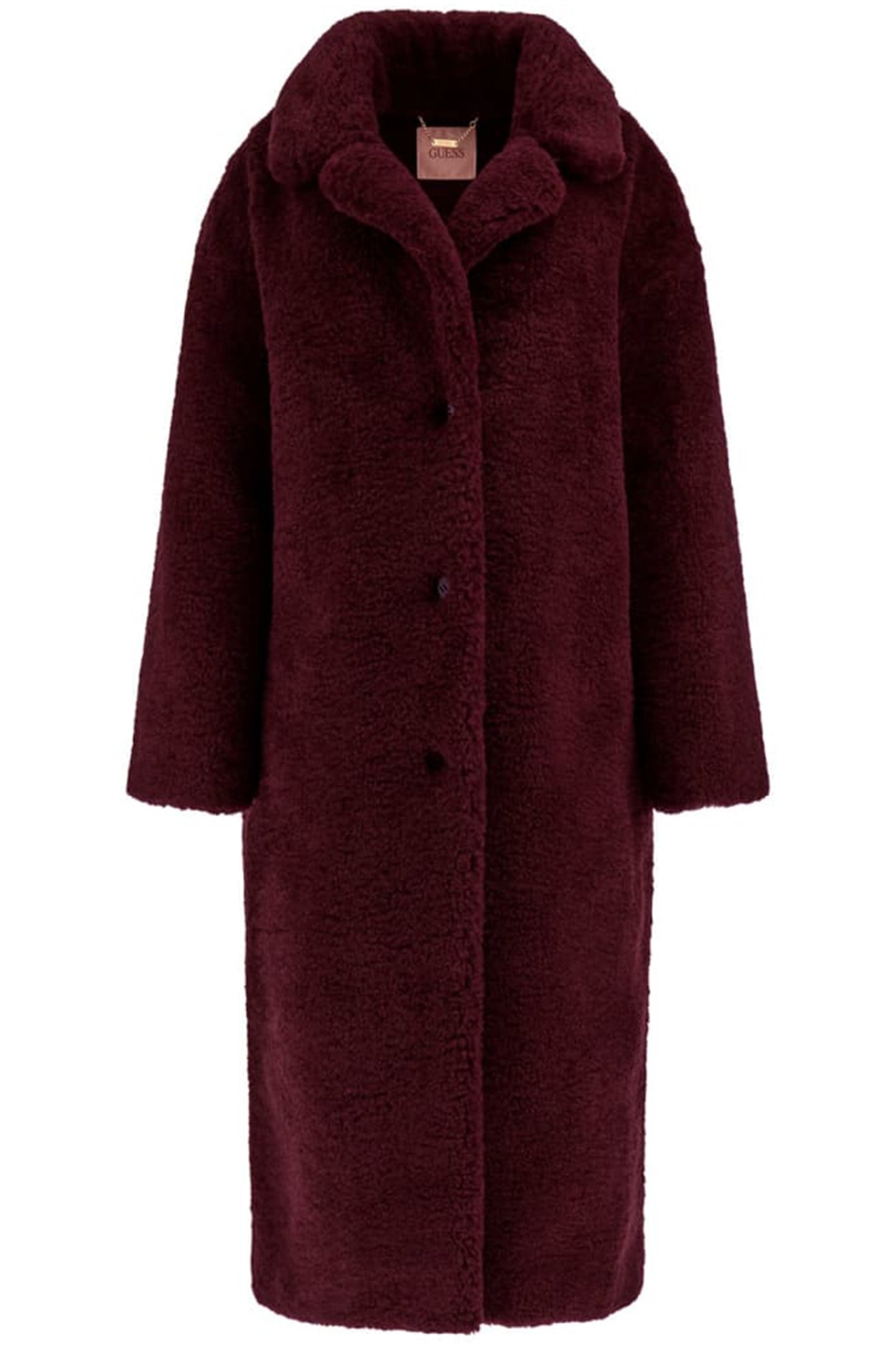 NEW ALINA LONG COAT BURGUNDY ROSE 3