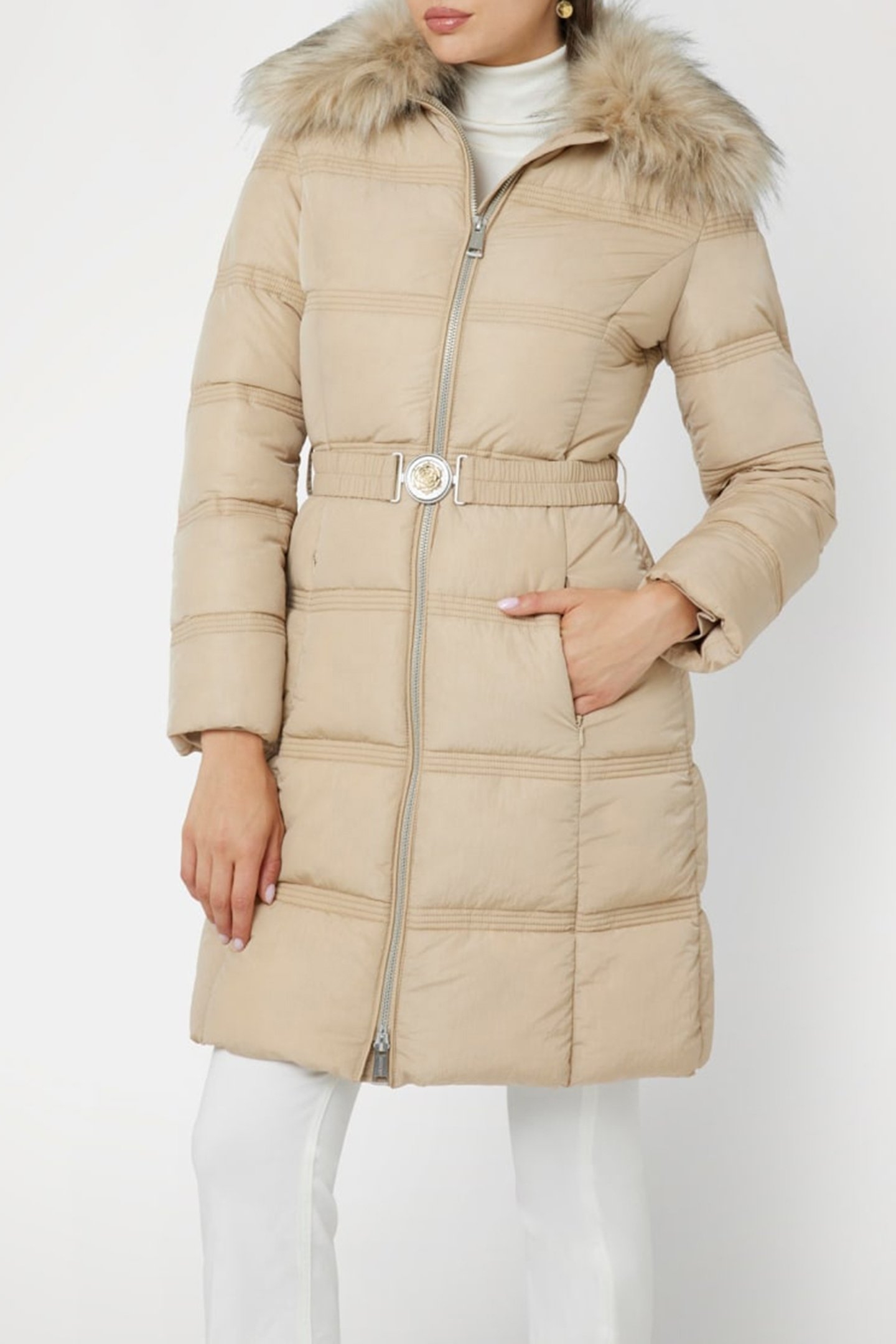 NEW MARISOL LONG BEL FOAMY TAUPE MULTI 1