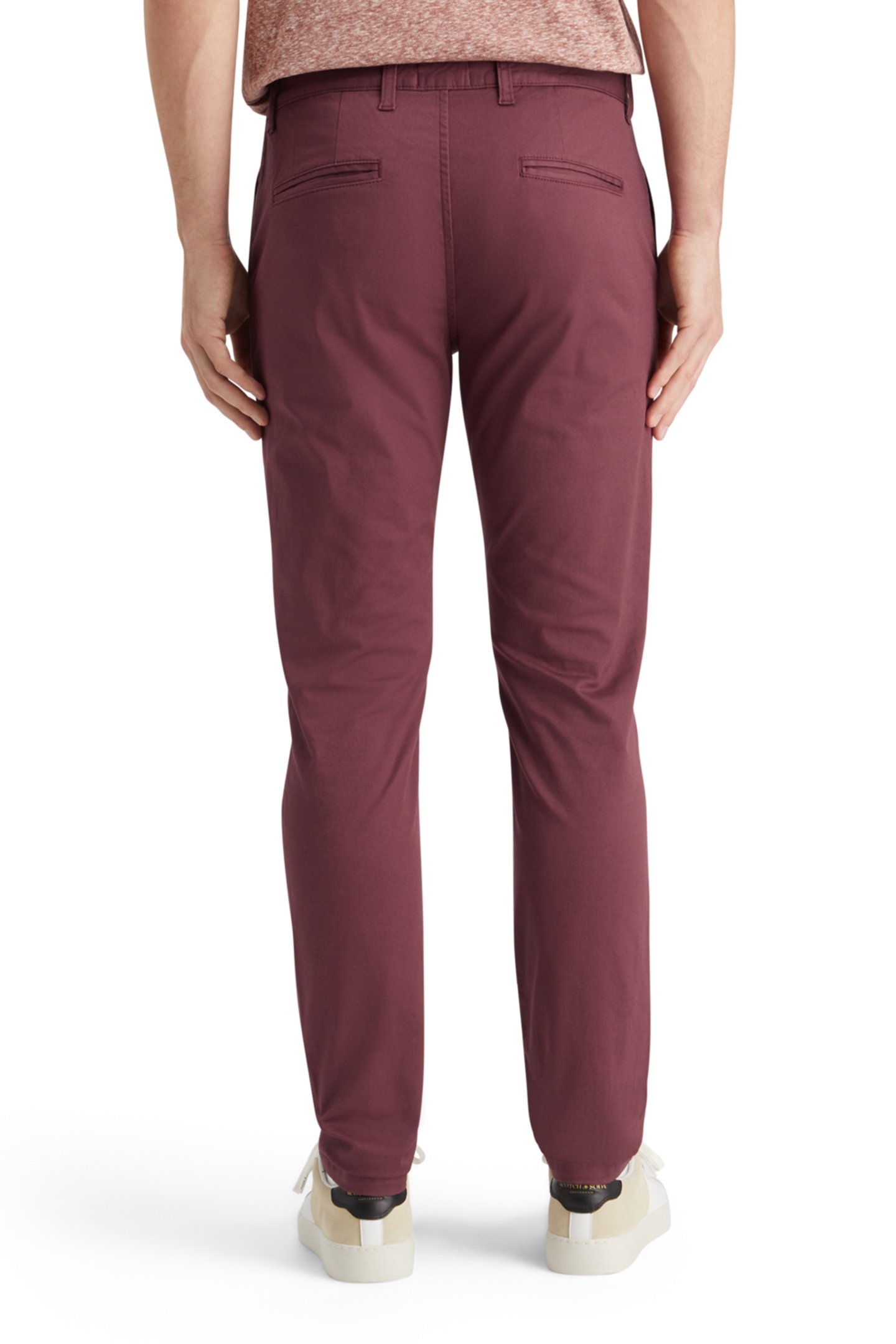 ESSENTIAL MOTT- STRETCH COTTON CHINO WINE 2