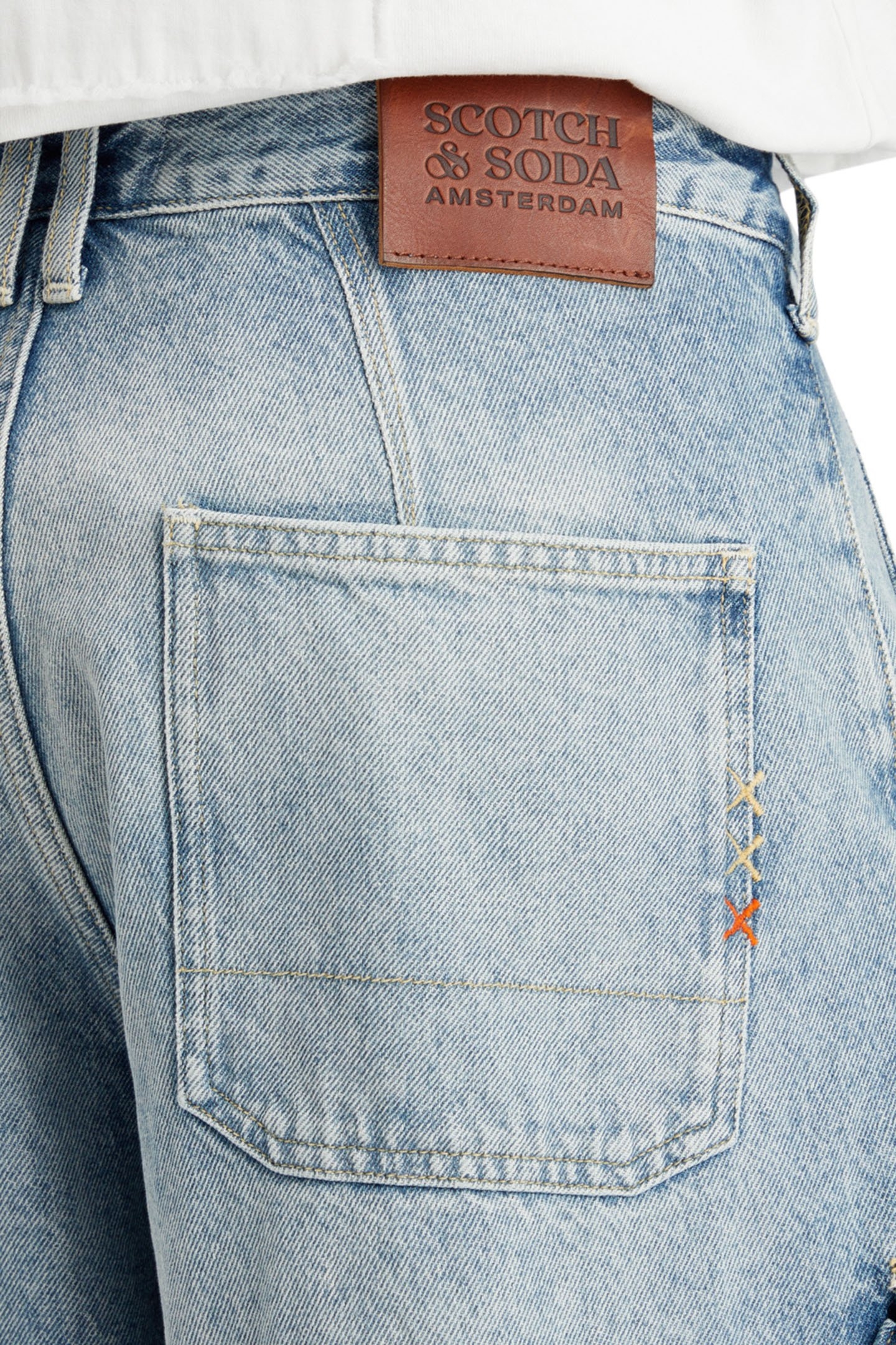 THE DAZE WIDE LEG CARGO JEANS - ROLLING ROAD 7