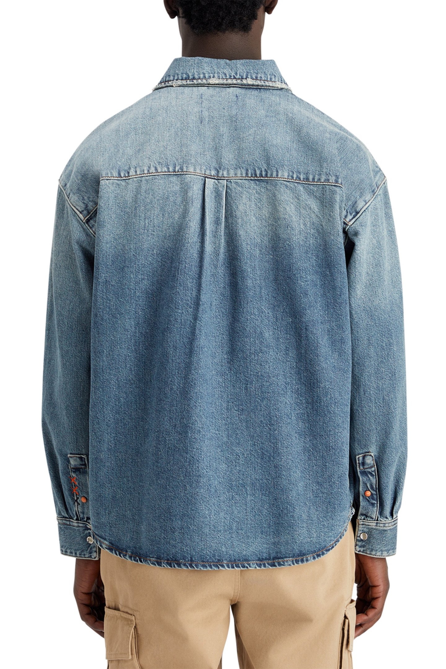 OVERSIZED WASHED DENIM SHIRT - FRISCO NIGHTS FRISCO NIGHTS 2