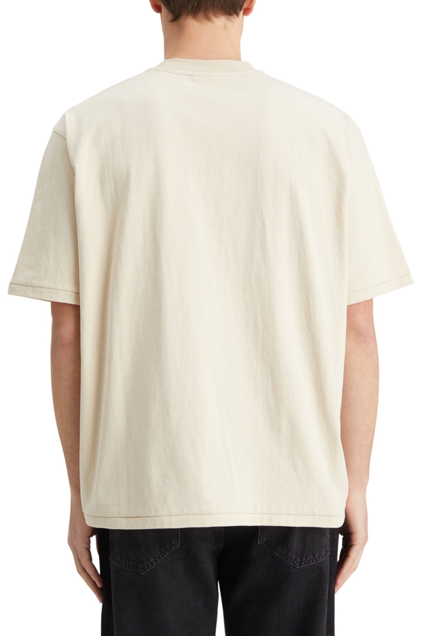 LOOSE FIT FRONT PRINTED ARTWORK T-SHIRT PARCHMENT 2