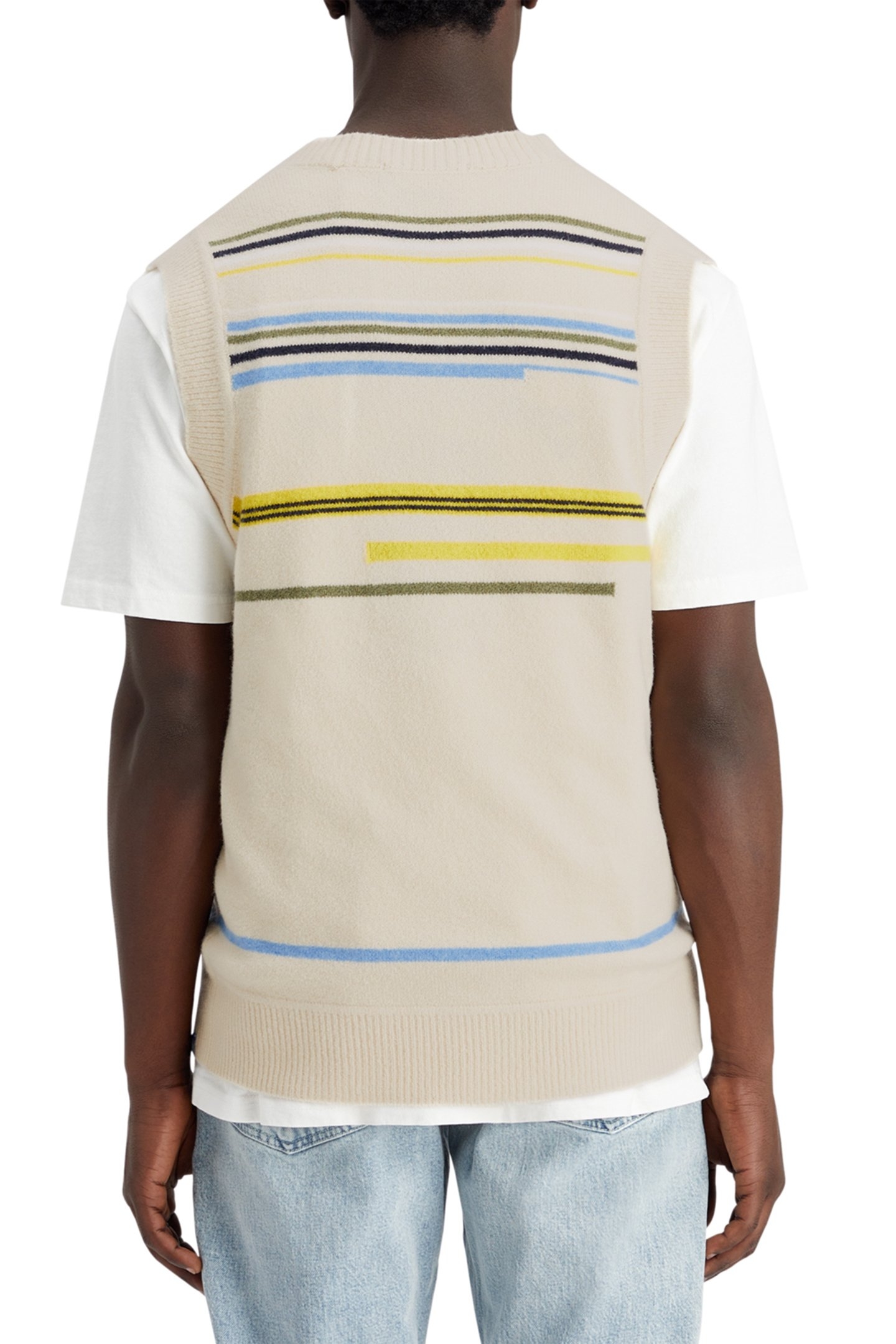 SOFT KNIT VEST PARCHMENT 2