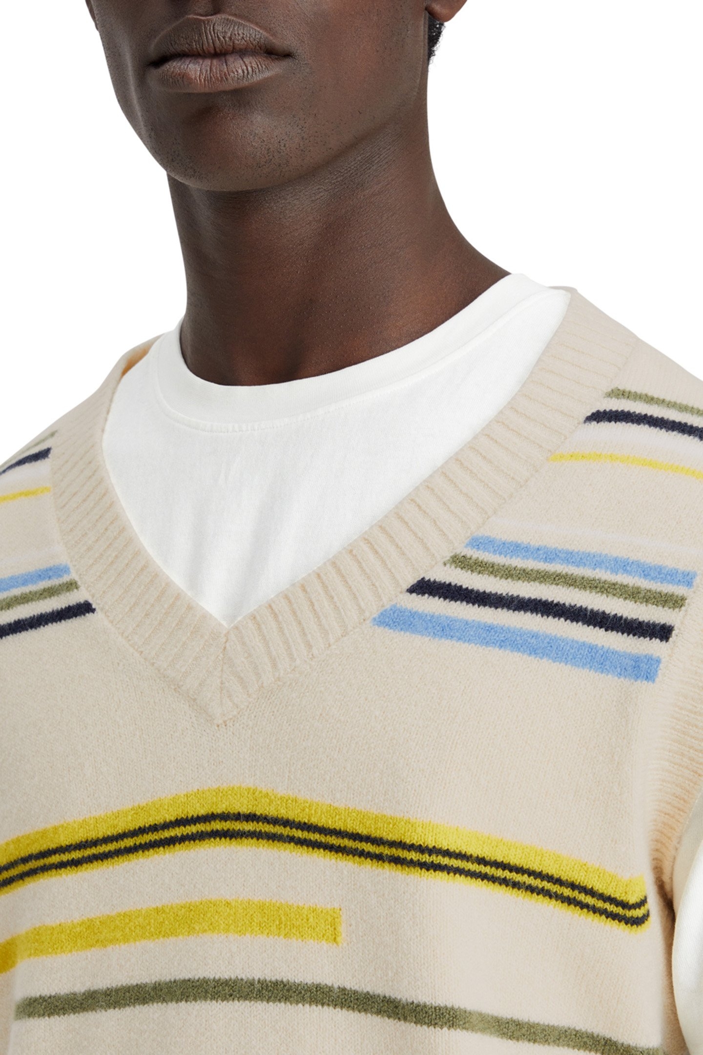 SOFT KNIT VEST PARCHMENT 7