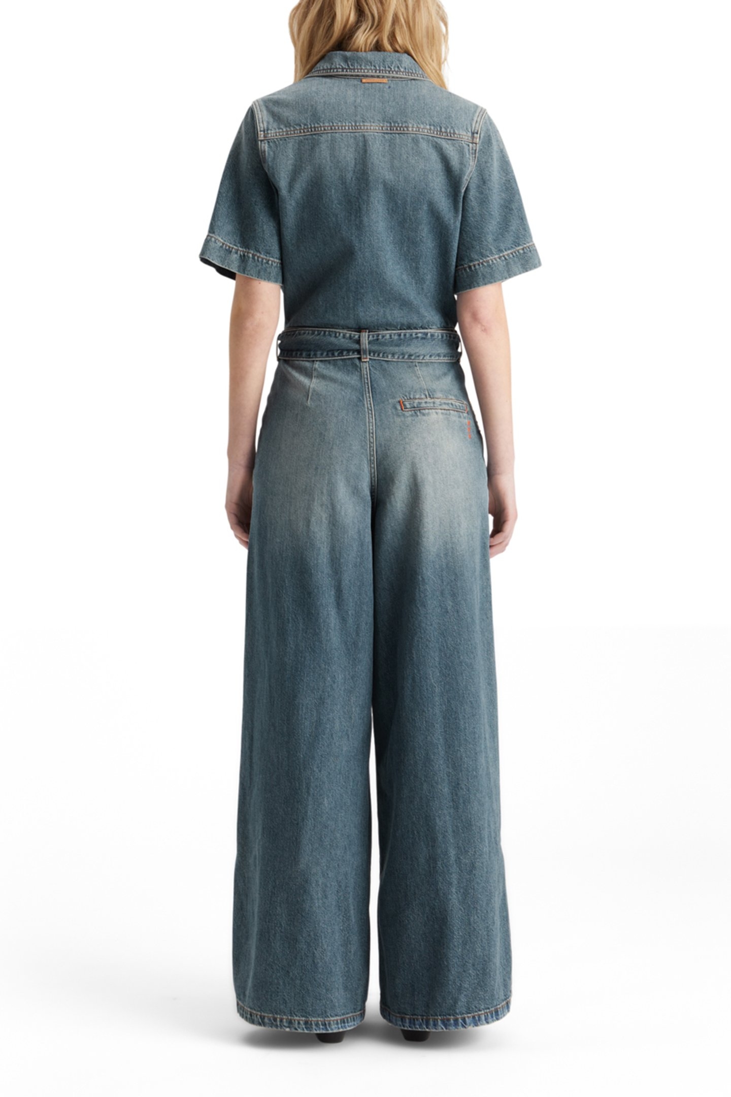 WASHED DENIM WORKWEAR JUMPSUIT FRISCO NIGHTS 2